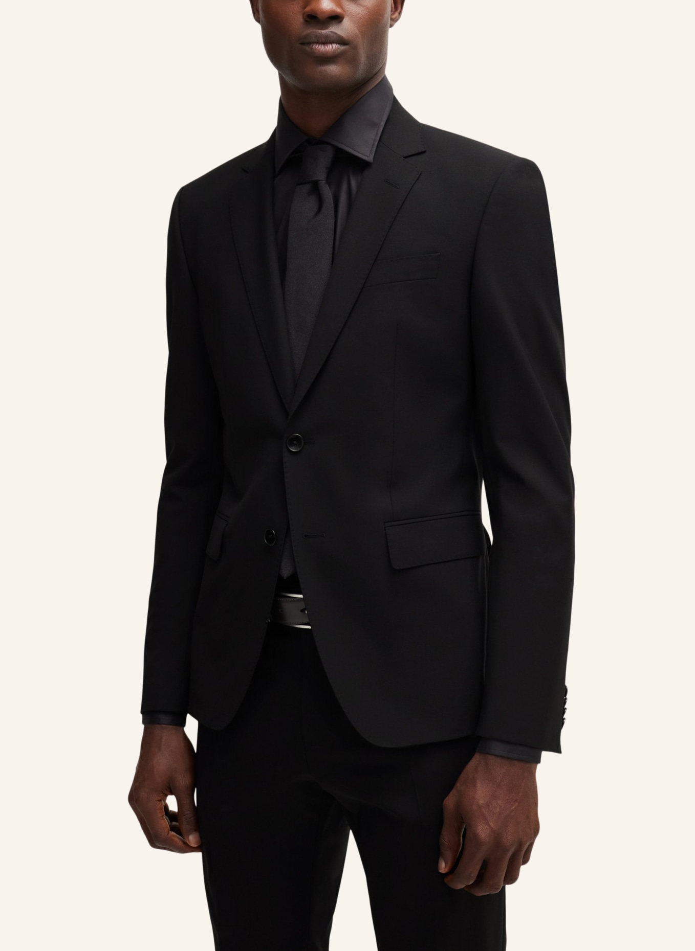 BOSS Business Anzug H-HUGE-2PCS-224 Slim Fit, Farbe: SCHWARZ (Bild 8)