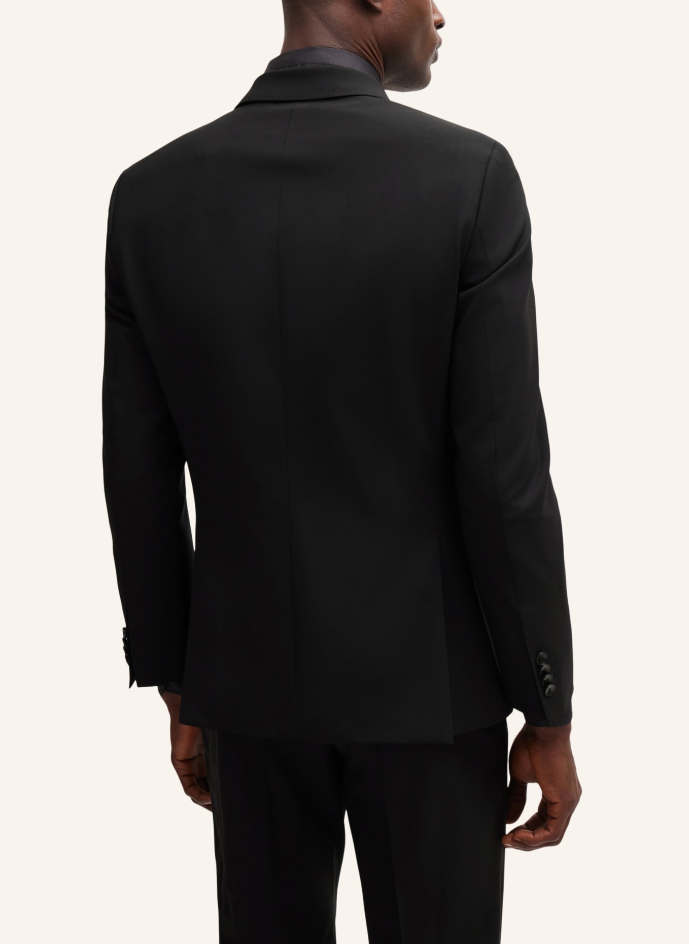 BOSS Business Anzug H-HUGE-2PCS-224 Slim Fit, Farbe: SCHWARZ (Bild 3)