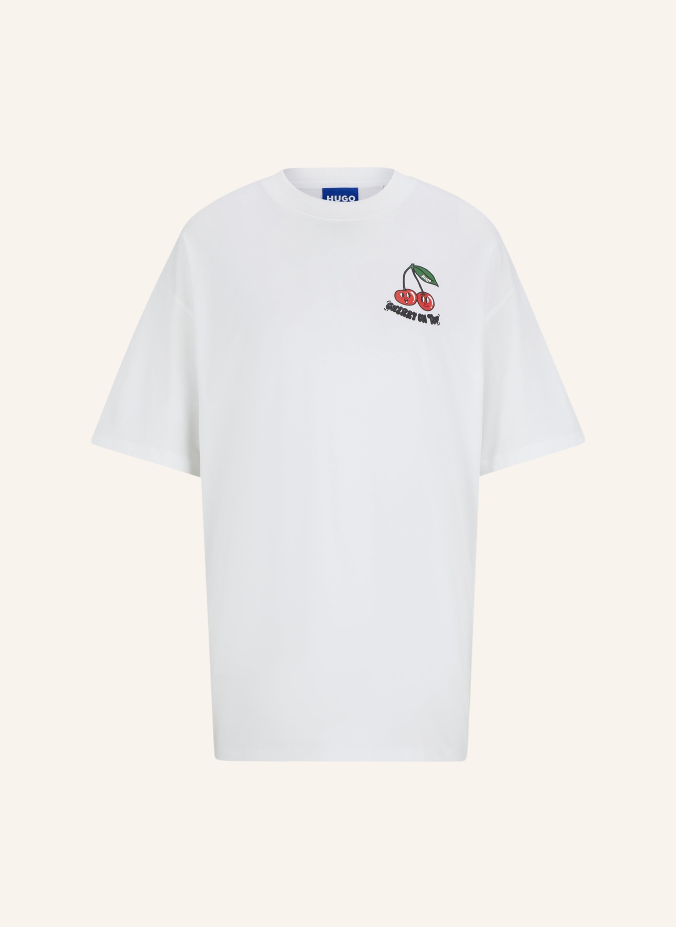 HUGO T-Shirt OVERSIZED TEE_B_1 Oversize Fit, Farbe: WEISS (Bild 1)