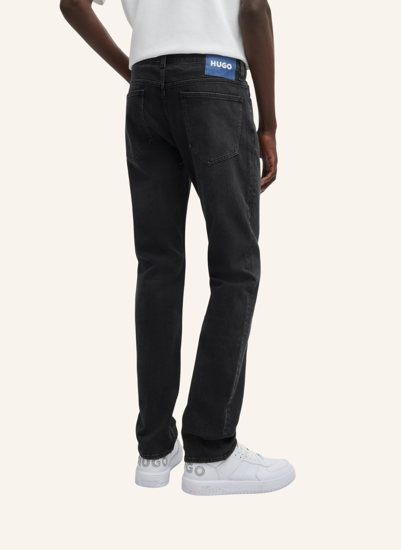 HUGO Jeans ASH Slim Fit, Farbe: DUNKELGRAU (Bild 3)