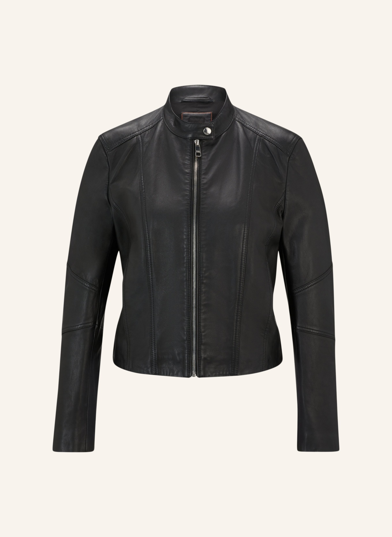 BOSS Lederjacke C_SALESTE, Farbe: SCHWARZ (Bild 1)