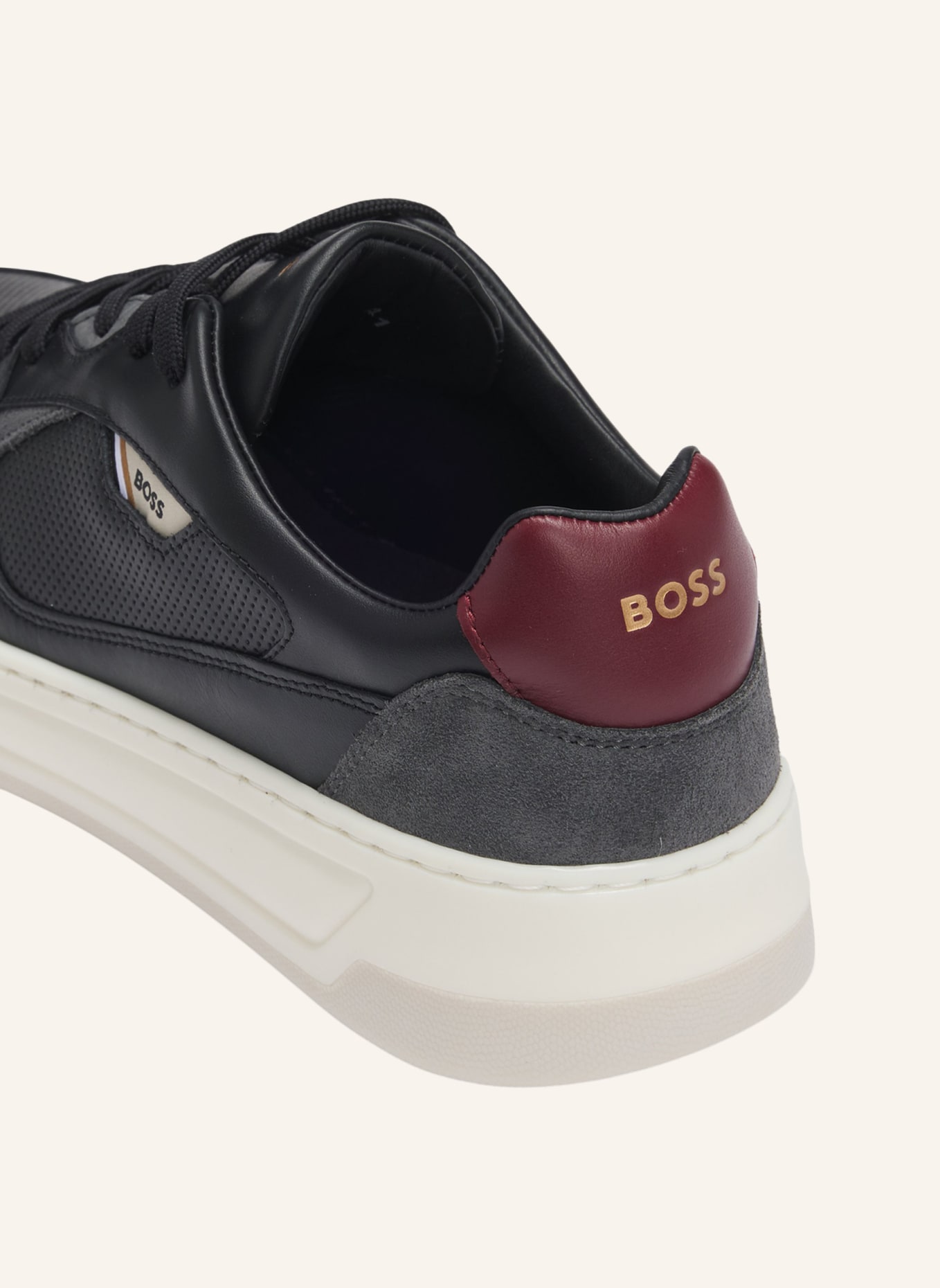 BOSS Sneaker BALTIMORE_TENN_LTMPF, Farbe: SCHWARZ (Bild 2)