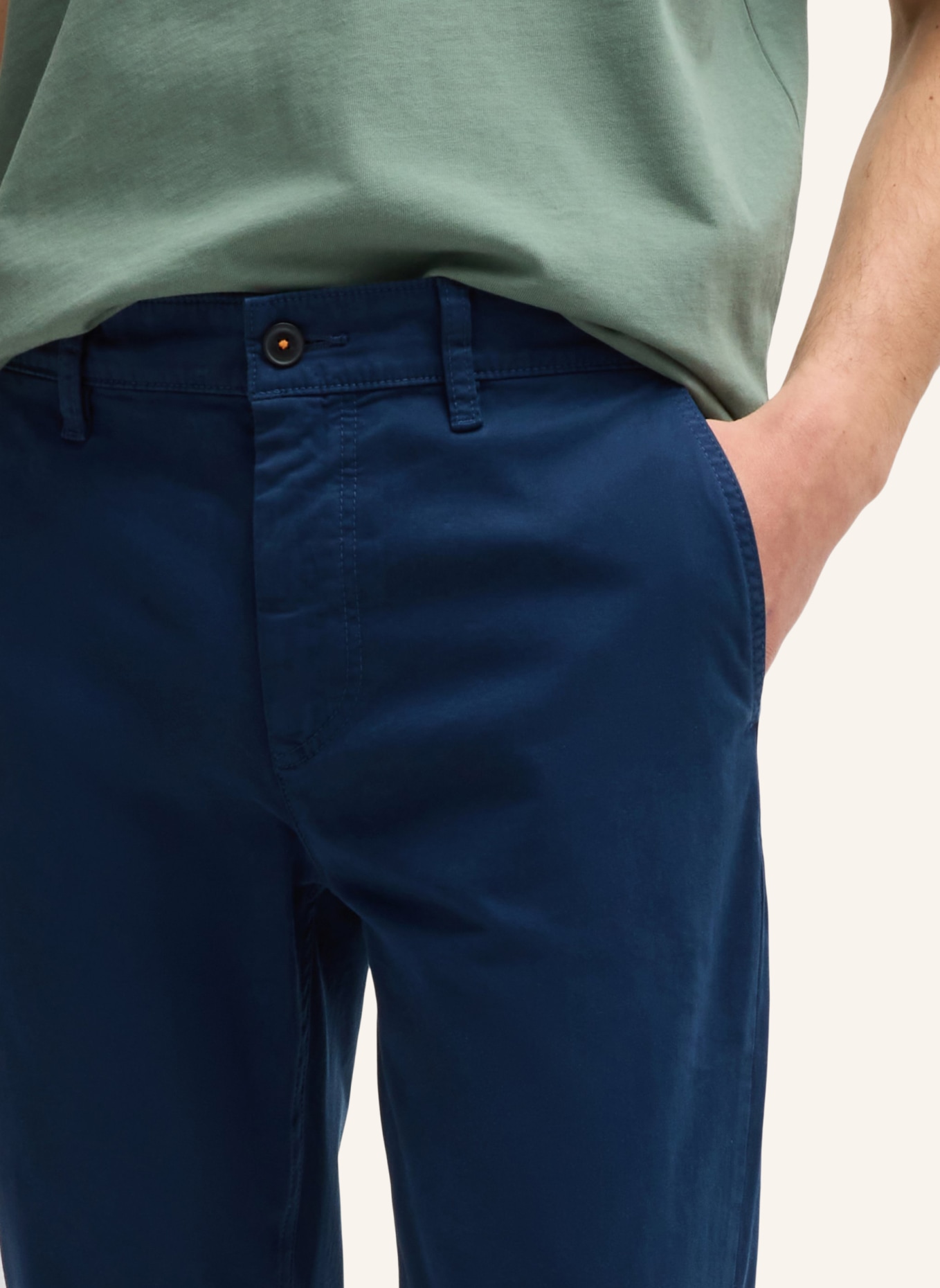 BOSS Casual Hose CHINO_TAPERED, Farbe: BLAU (Bild 4)