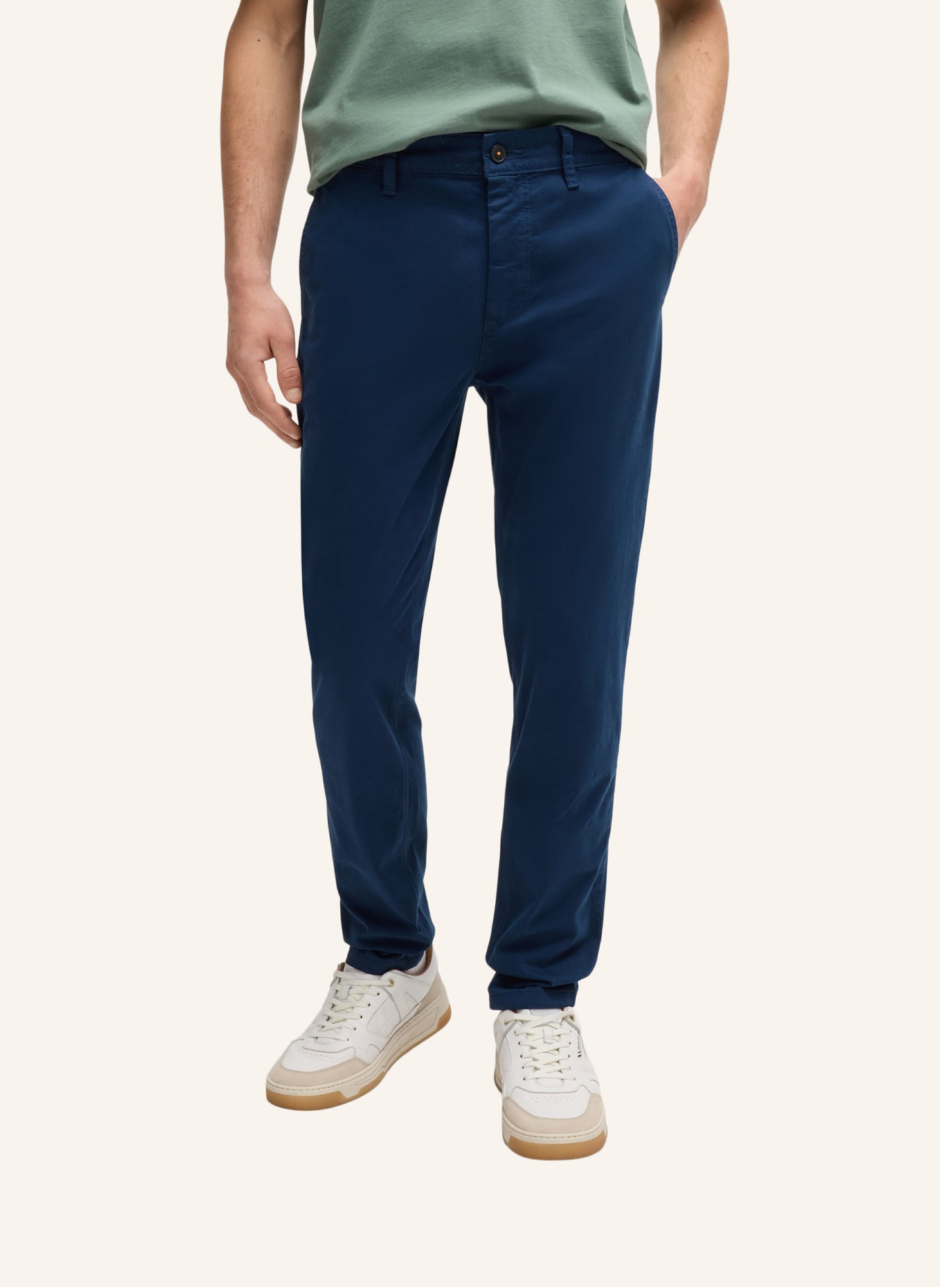 BOSS Casual Hose CHINO_TAPERED, Farbe: BLAU (Bild 5)