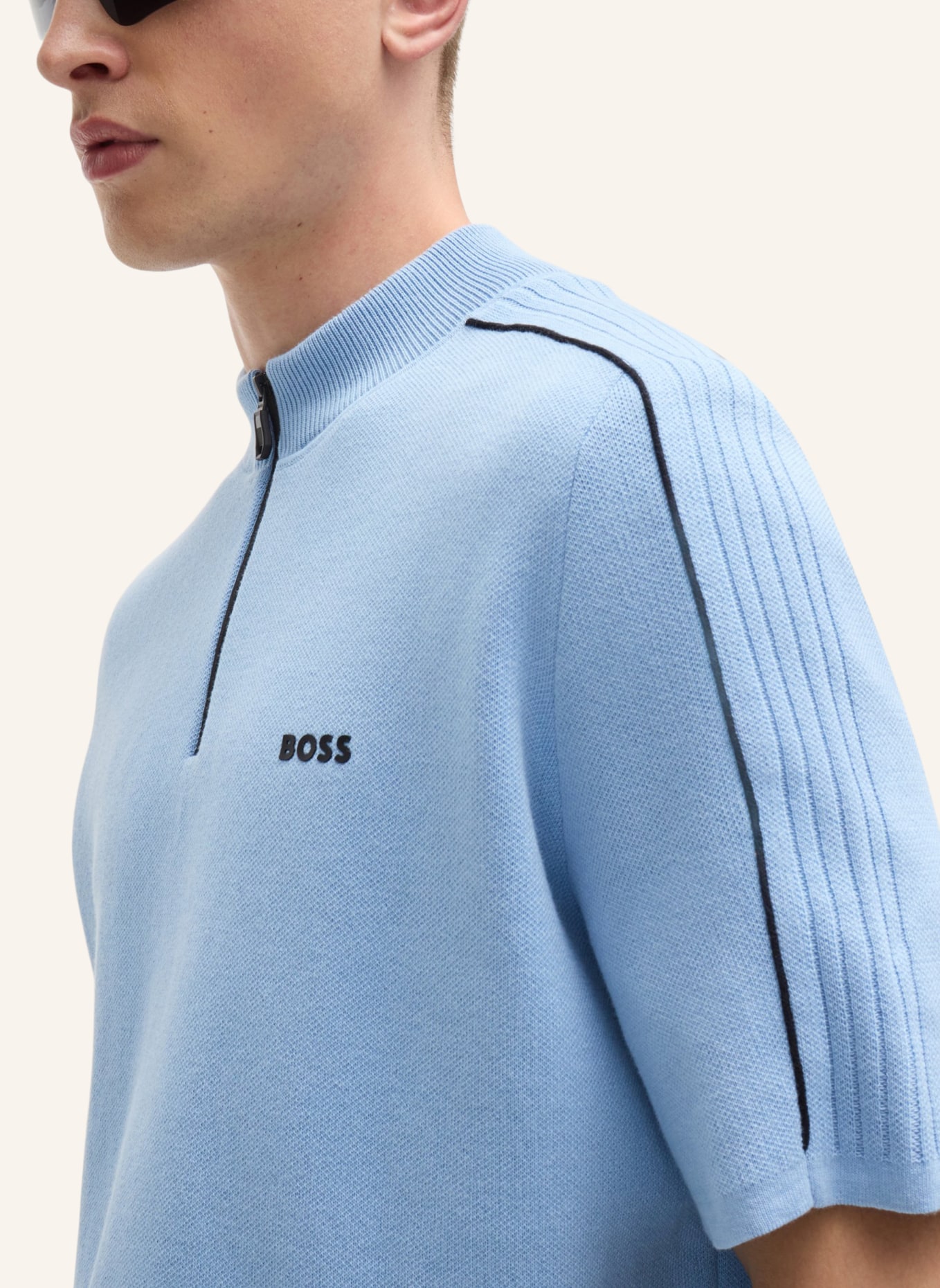 BOSS Pullover ZILDOR Regular Fit, Farbe: BLAU (Bild 3)