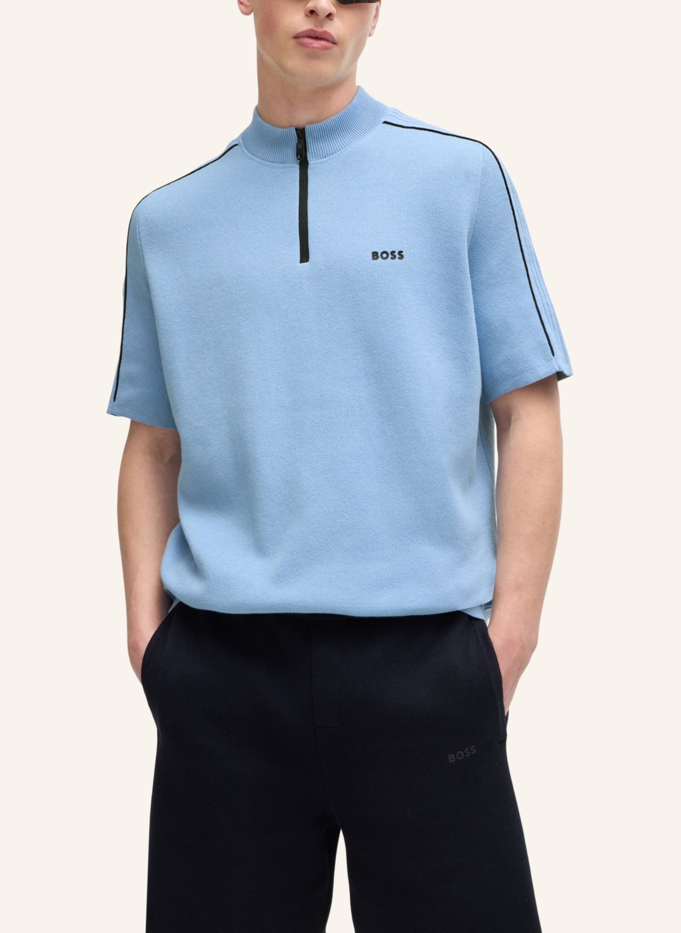 BOSS Pullover ZILDOR Regular Fit, Farbe: BLAU (Bild 4)