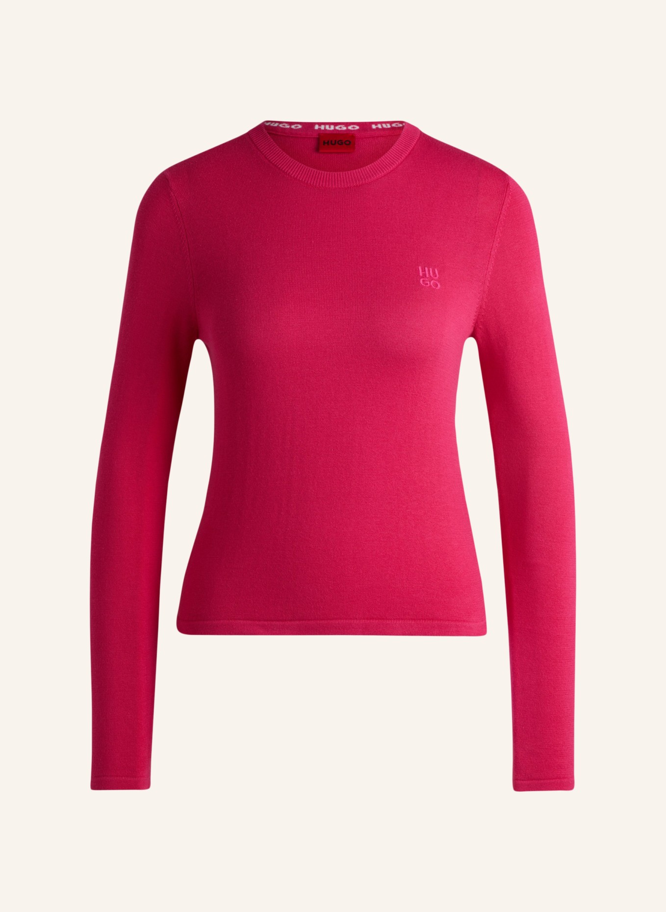 HUGO Pullover SCALLIA Slim Fit, Farbe: PINK (Bild 1)