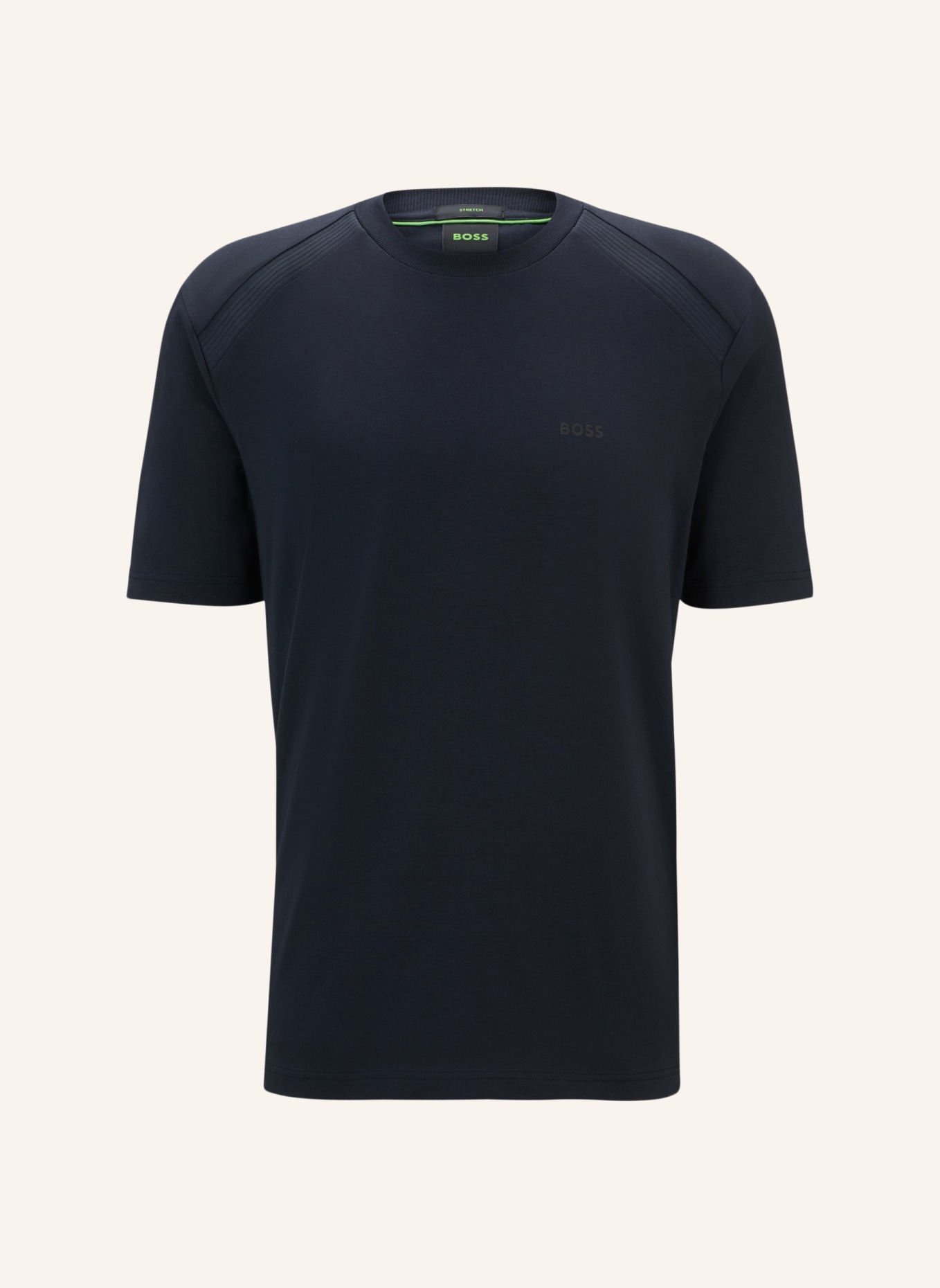 BOSS T-Shirt TEE TAPE Regular Fit, Farbe: DUNKELBLAU (Bild 1)
