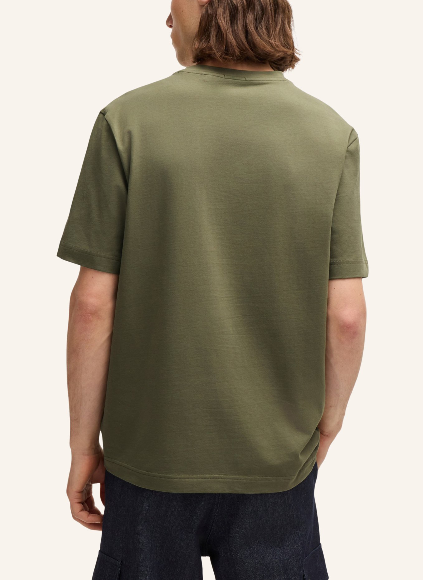 BOSS T-Shirt TCHUP Relaxed Fit, Farbe: GRÜN (Bild 2)