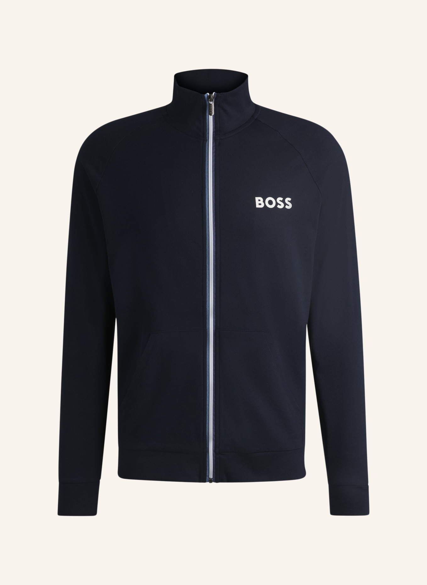 BOSS Loungewear Jacke AUTHENTIC JACKET Z Regular Fit, Farbe: DUNKELBLAU (Bild 1)