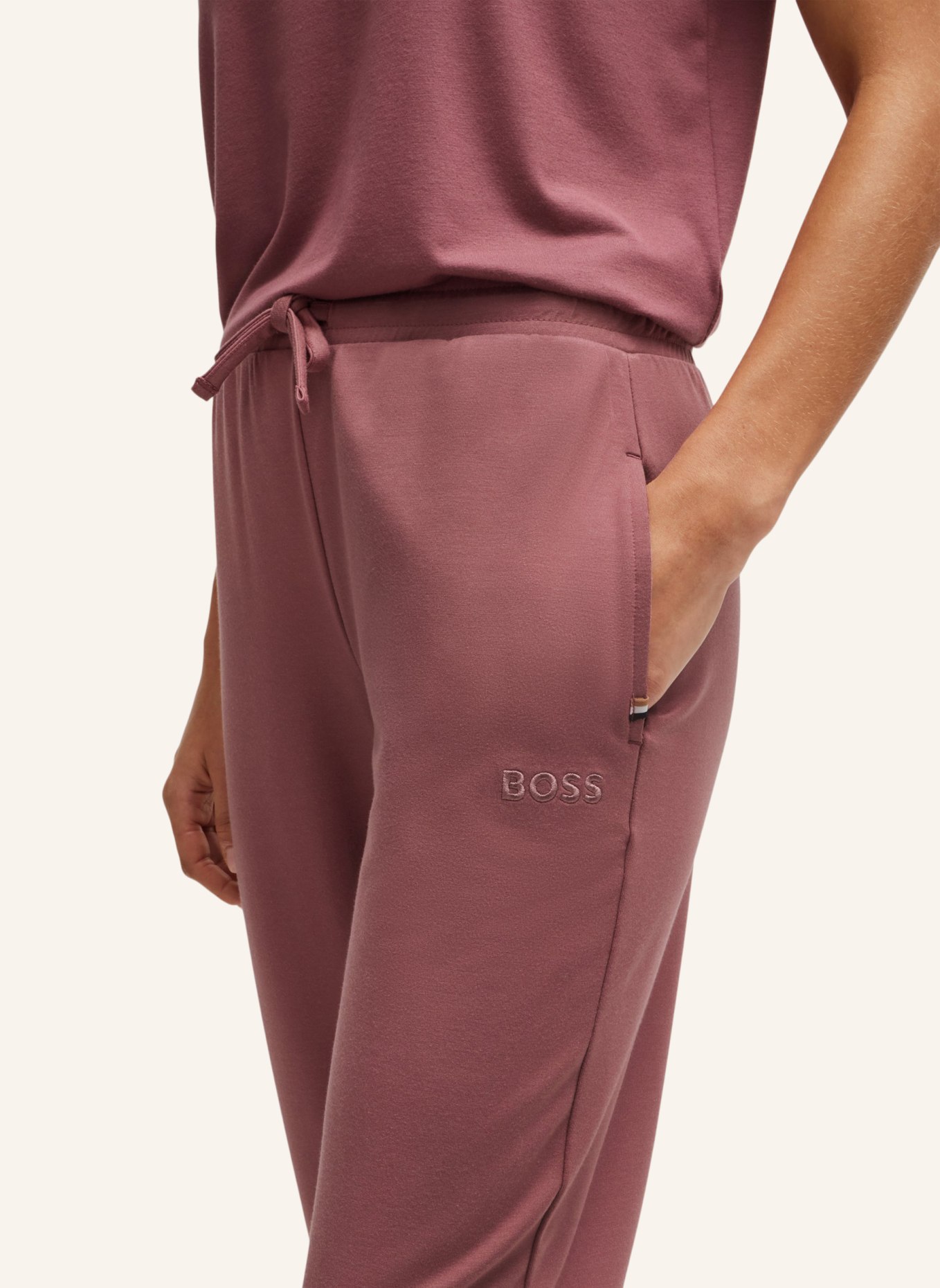 BOSS Loungewear Unterteil SELECT PANTS, Farbe: HELLROT (Bild 3)