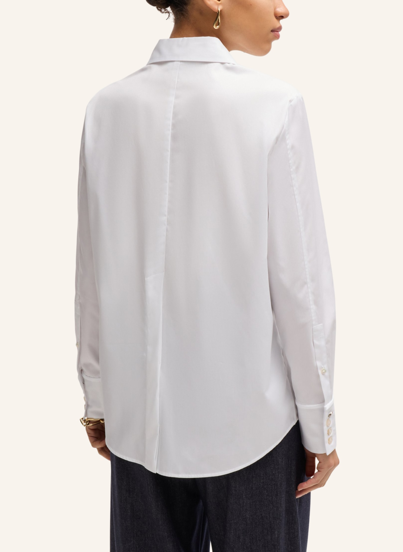 BOSS Business Bluse BUTTONIE Regular Fit, Farbe: WEISS (Bild 2)