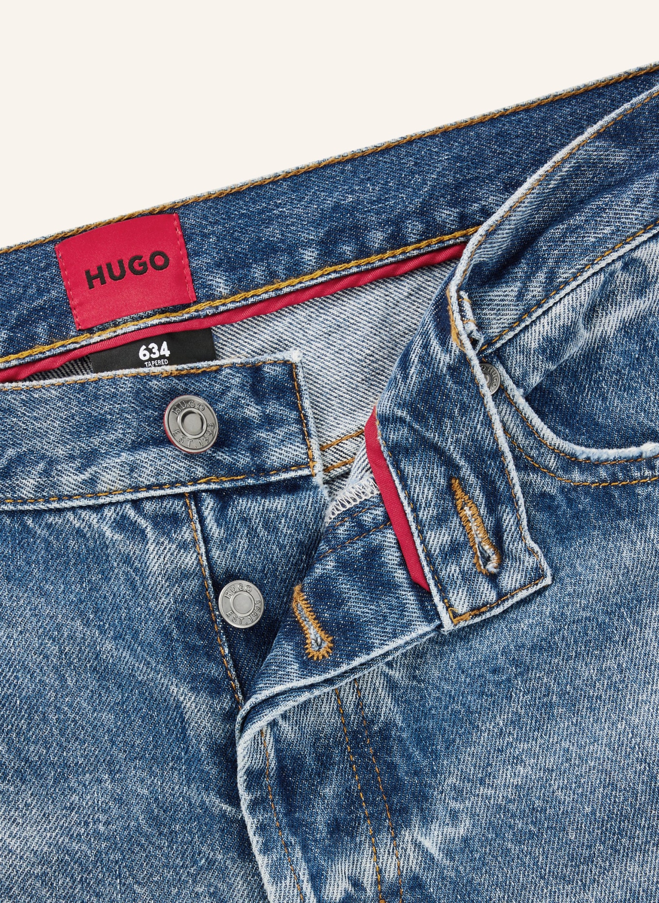 HUGO Jeans HUGO 634 Tapered Fit, Farbe: BLAU (Bild 2)