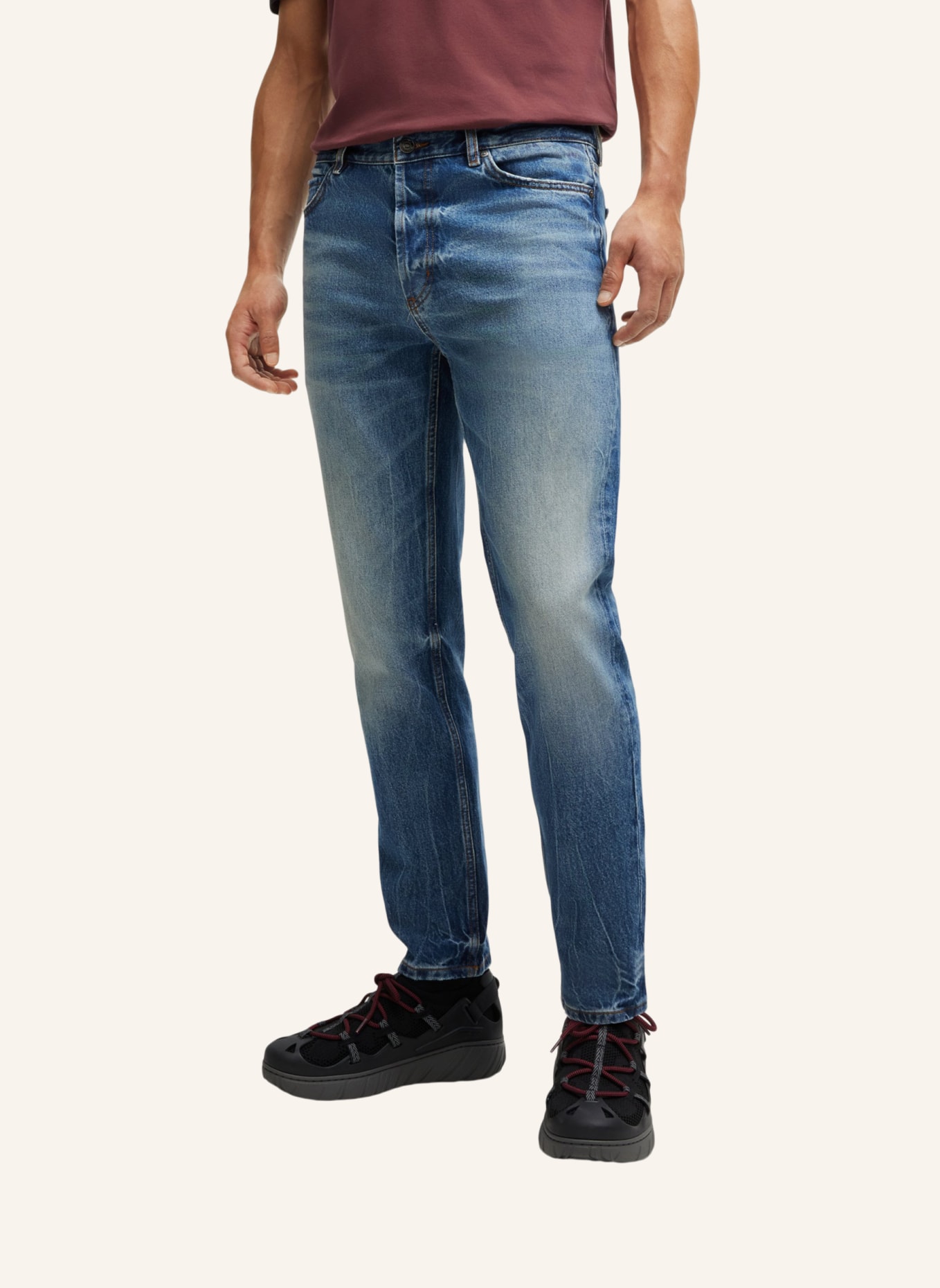 HUGO Jeans HUGO 634 Tapered Fit, Farbe: BLAU (Bild 5)