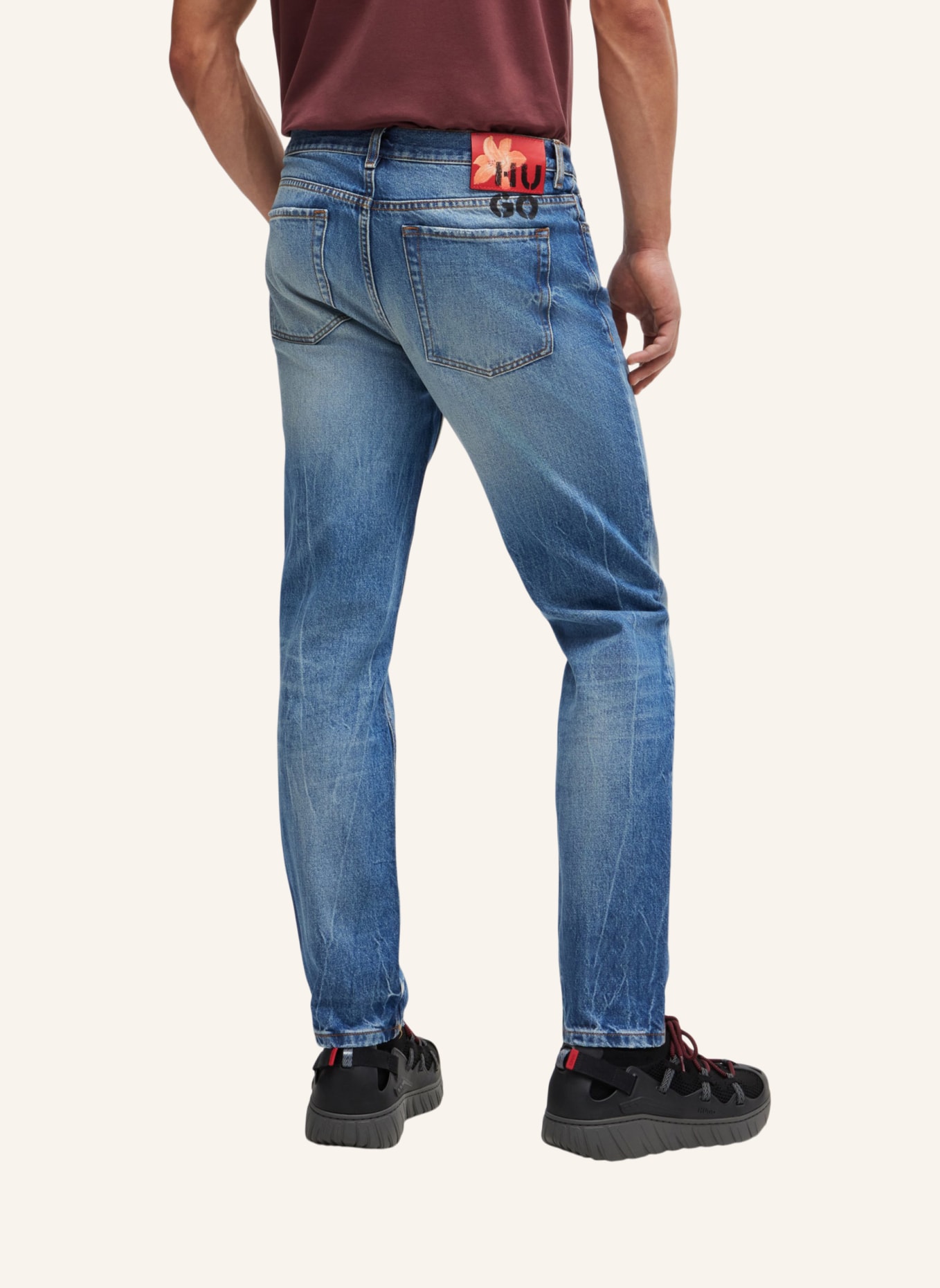 HUGO Jeans HUGO 634 Tapered Fit, Farbe: BLAU (Bild 3)