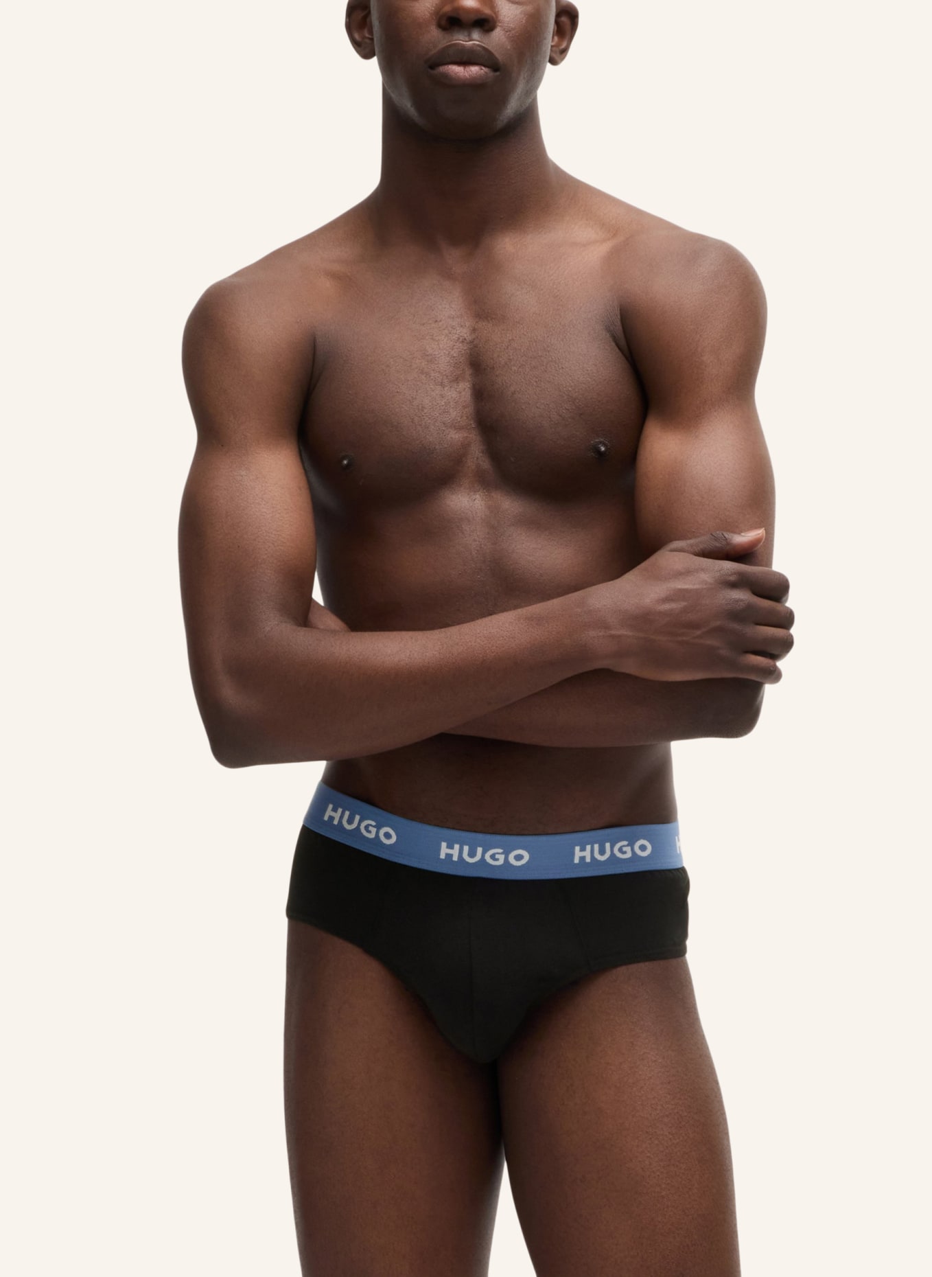 HUGO Slip HIPBRIEF TRIPLETPACK, Farbe: WEISS (Bild 5)