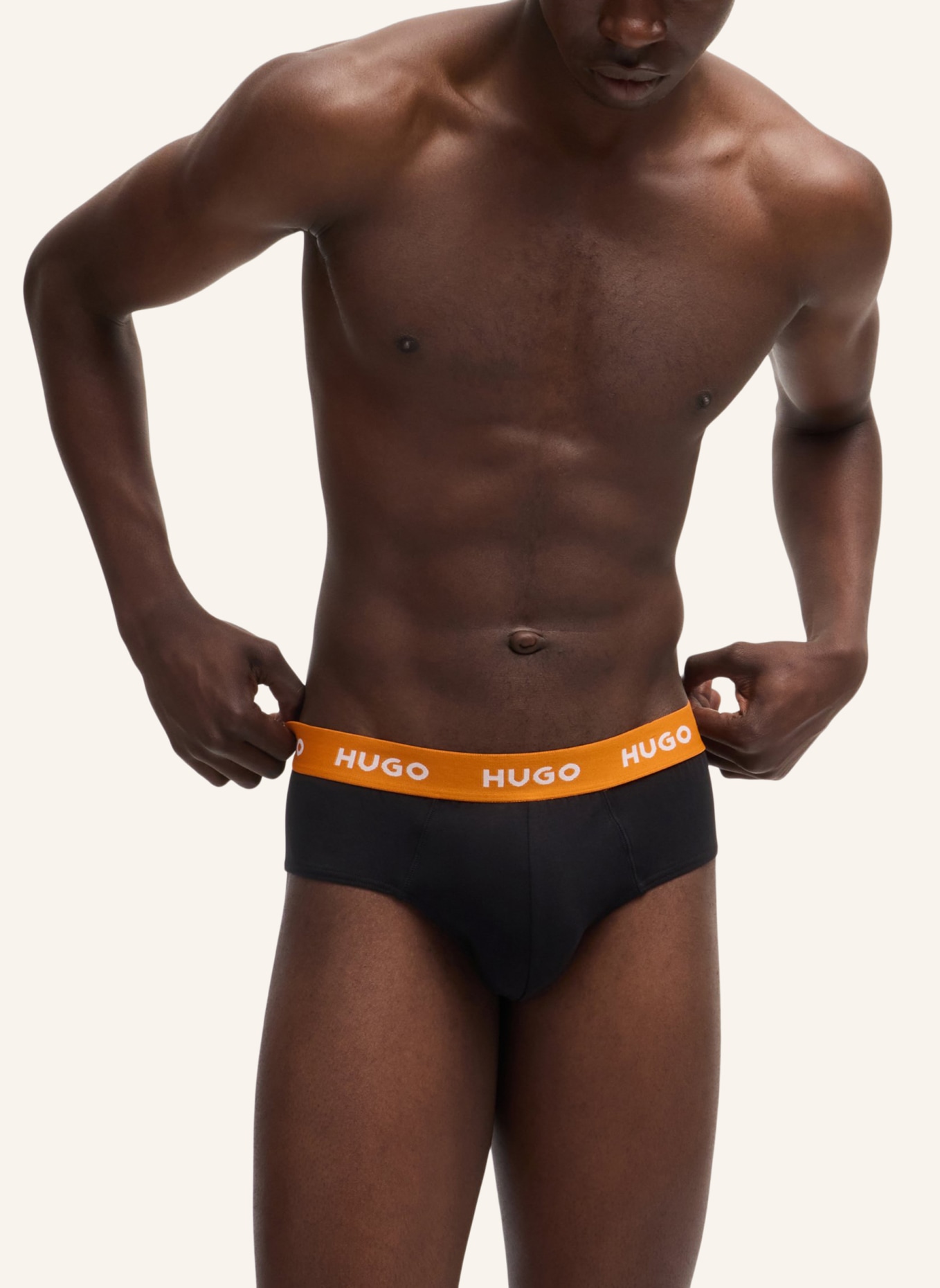 HUGO Slip HIPBRIEF TRIPLETPACK, Farbe: WEISS (Bild 6)