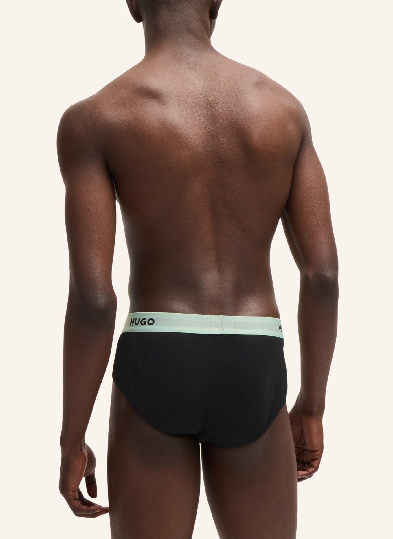 HUGO Slip HIPBRIEF TRIPLETPACK, Farbe: WEISS (Bild 2)