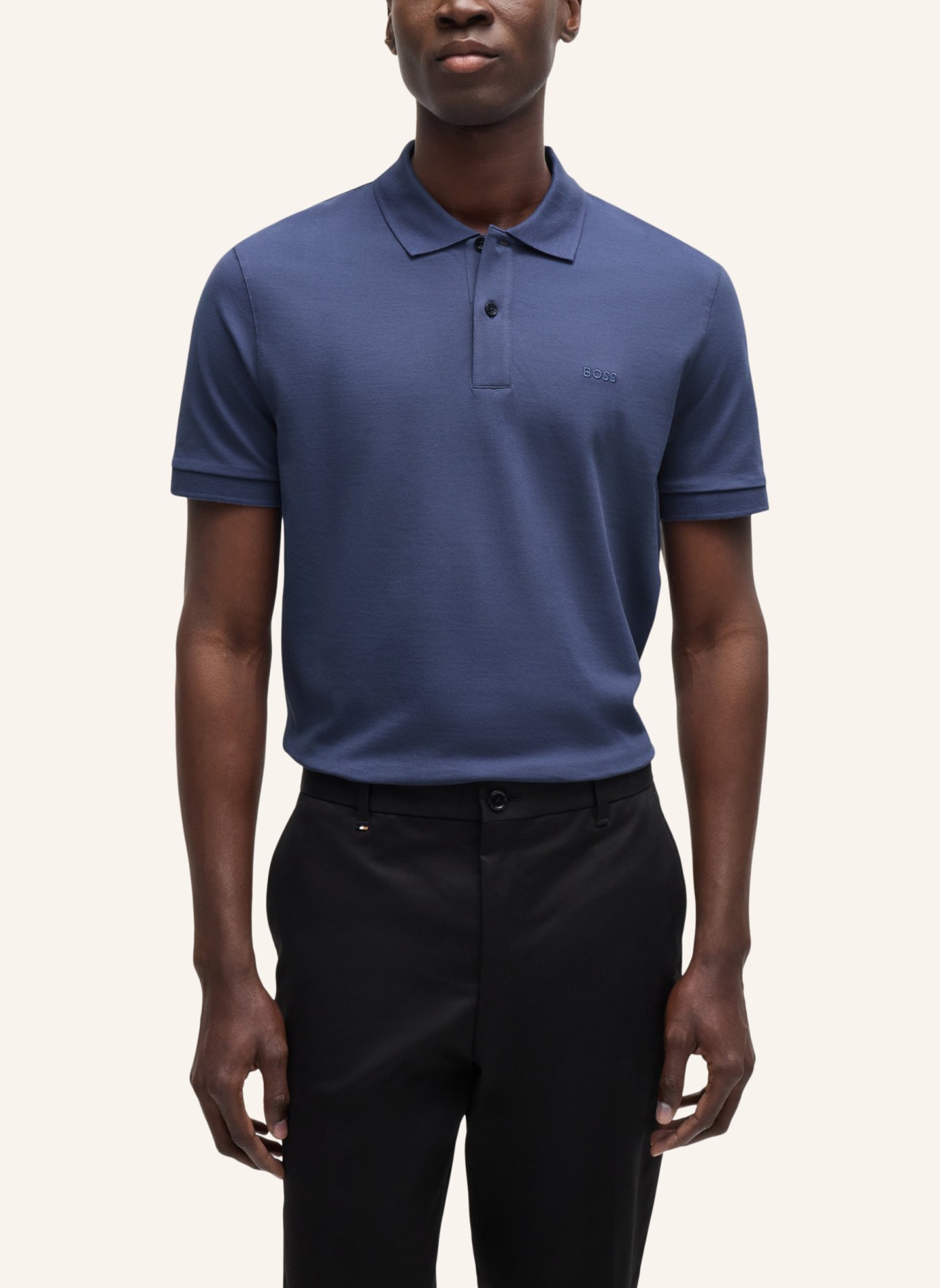 BOSS Poloshirt PALLAS Regular Fit, Farbe: DUNKELBLAU (Bild 4)