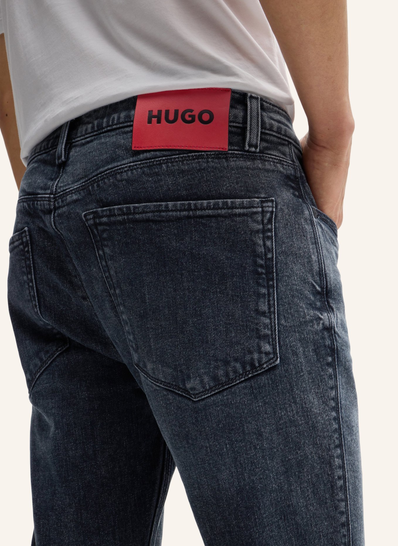 HUGO Jeans HUGO 734 Extra-Slim Fit, Farbe: DUNKELGRAU (Bild 4)