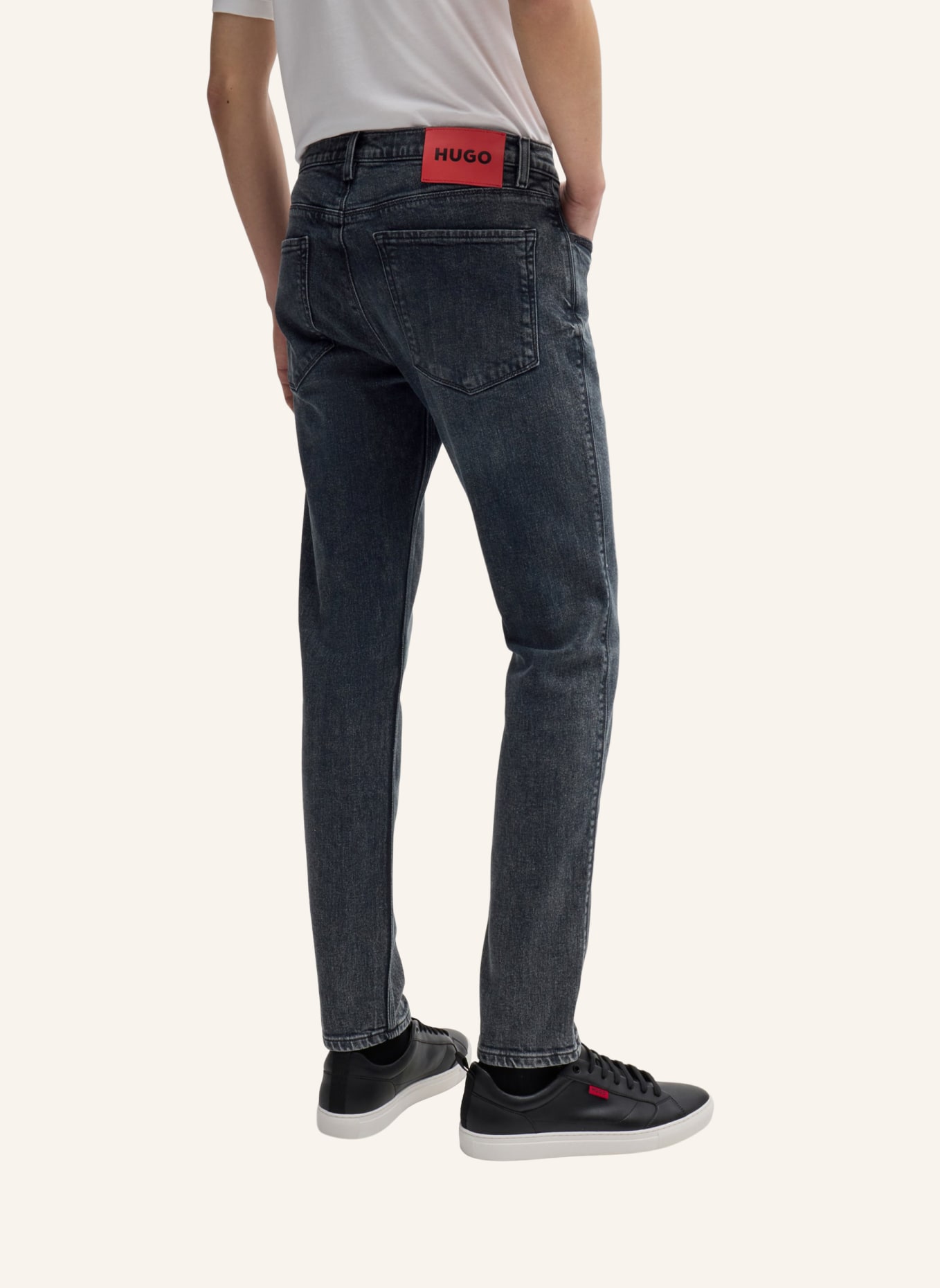 HUGO Jeans HUGO 734 Extra-Slim Fit, Farbe: DUNKELGRAU (Bild 3)