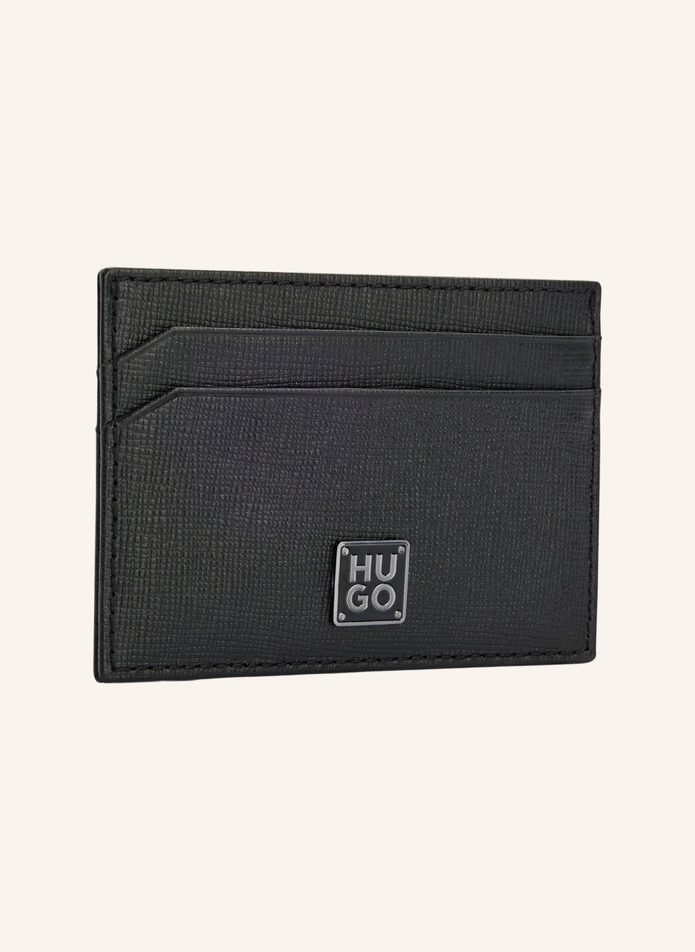 HUGO Kleine Leder-Geschenkset HUGO STK_GB_CARDKEYR, Farbe: SCHWARZ (Bild 3)