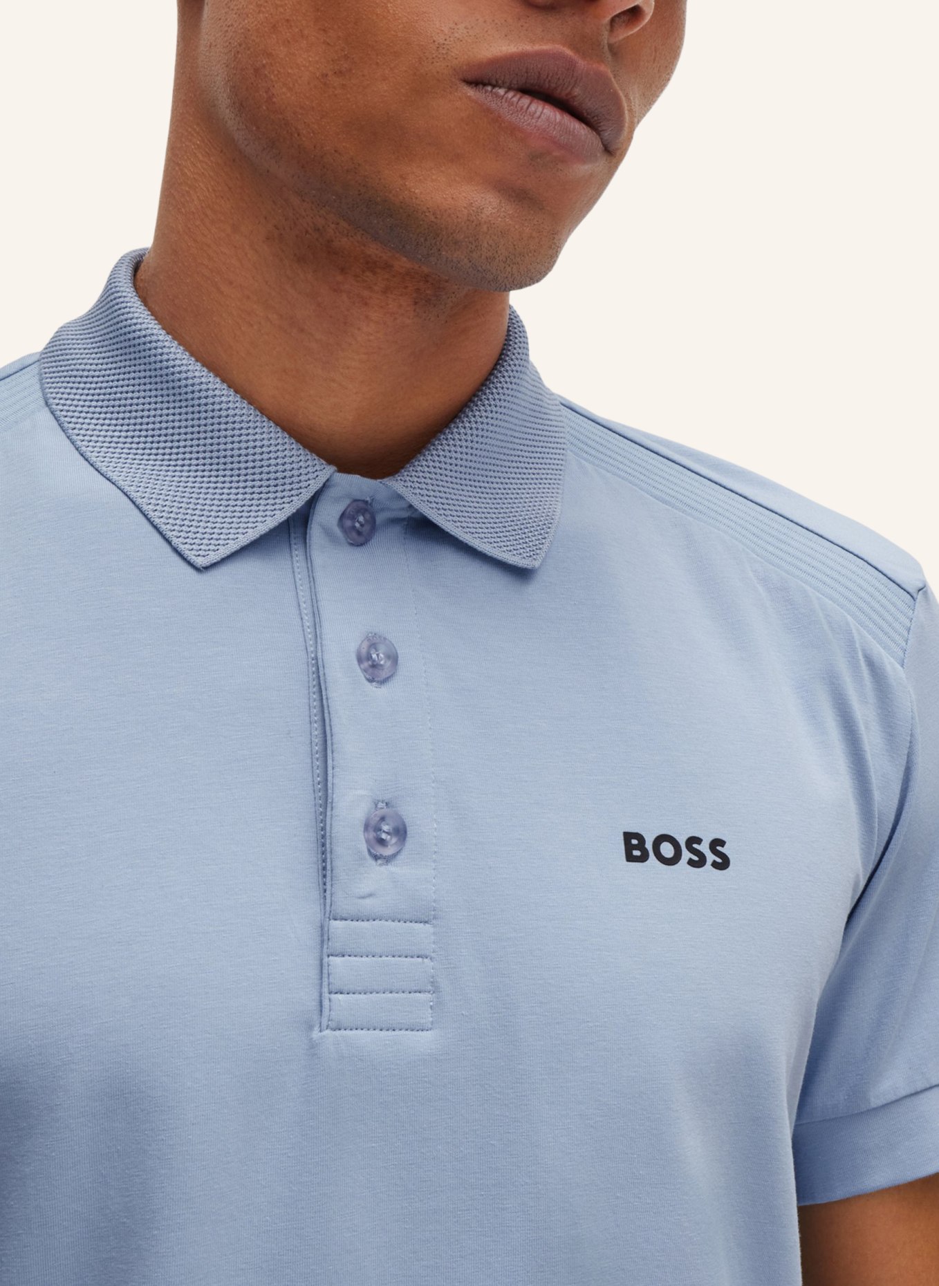 BOSS Poloshirt PADDY 4 Regular Fit, Farbe: BLAU (Bild 3)