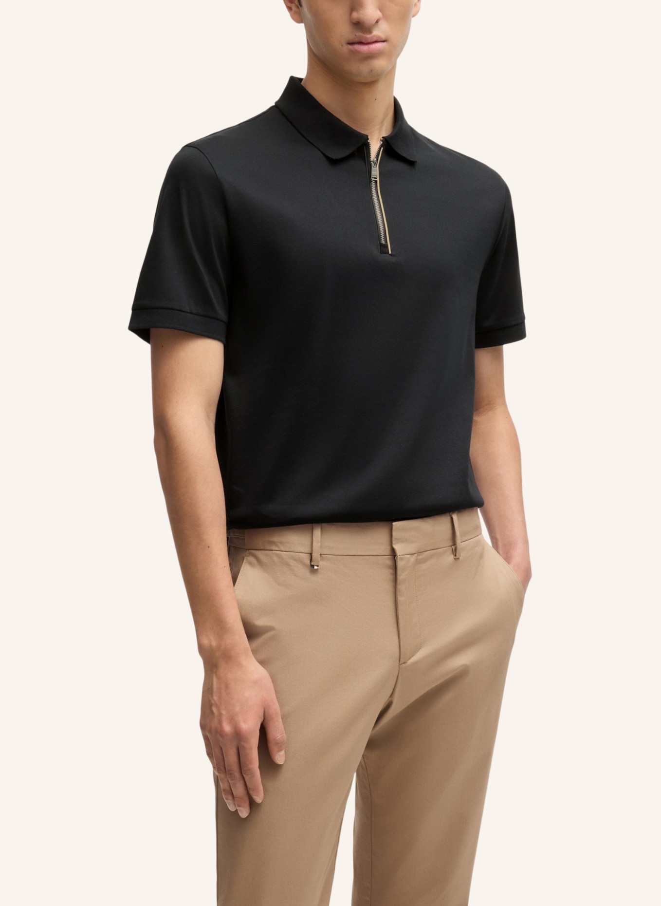 BOSS Poloshirt C-POLSTON 36 Slim Fit, Farbe: SCHWARZ (Bild 4)