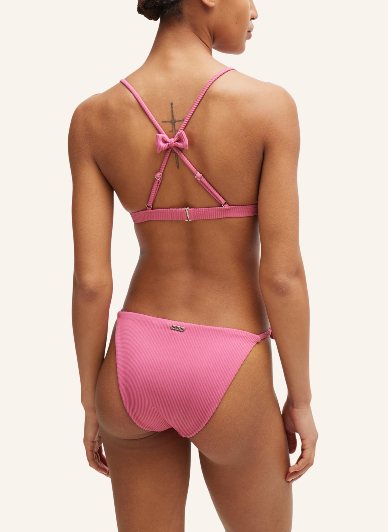 HUGO Bikini-Unterteil HAMI BRIEF Regular Fit, Farbe: PINK (Bild 2)