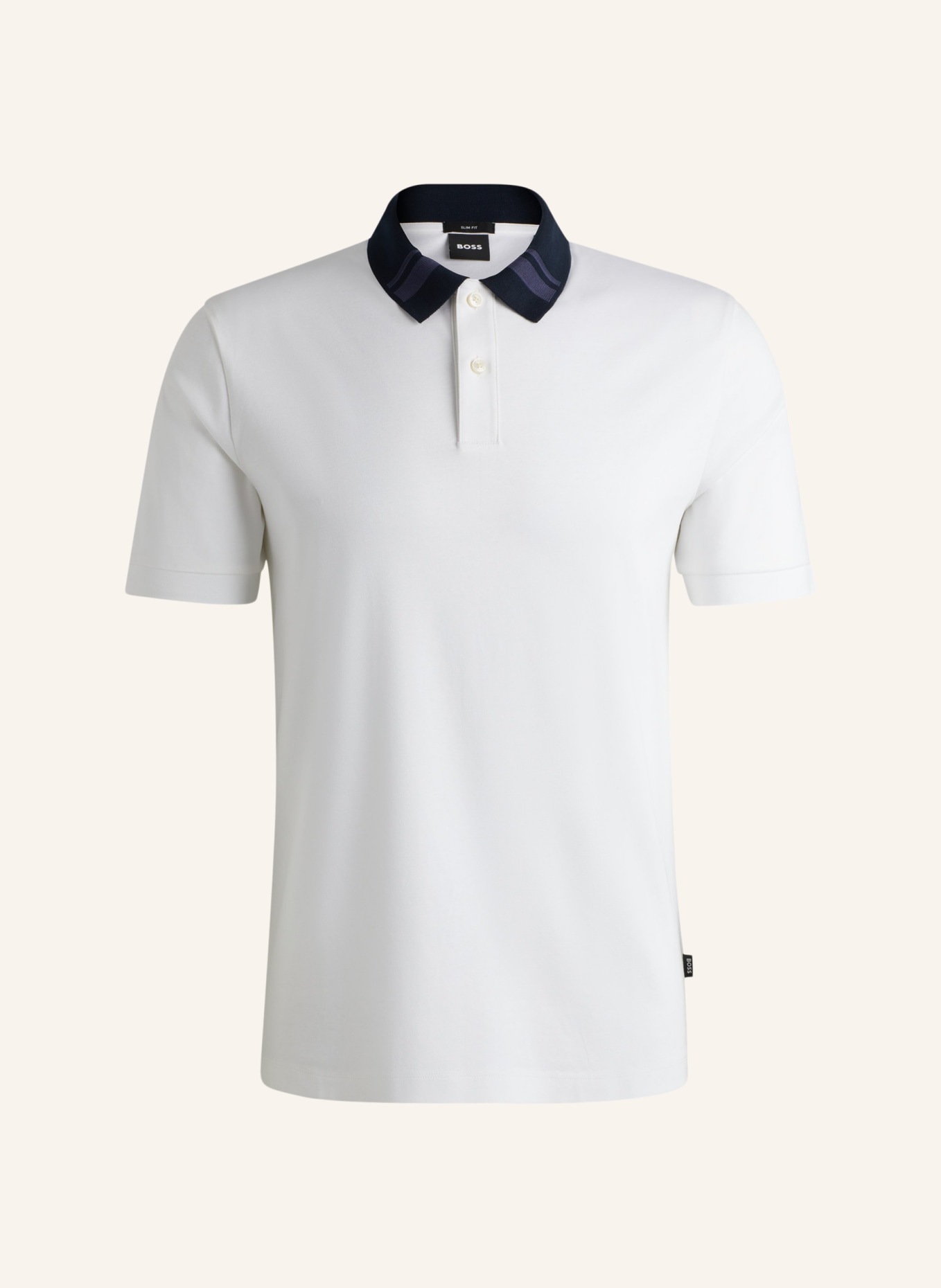 BOSS Poloshirt H-PHILLIPSON 117 Slim Fit, Farbe: WEISS (Bild 1)