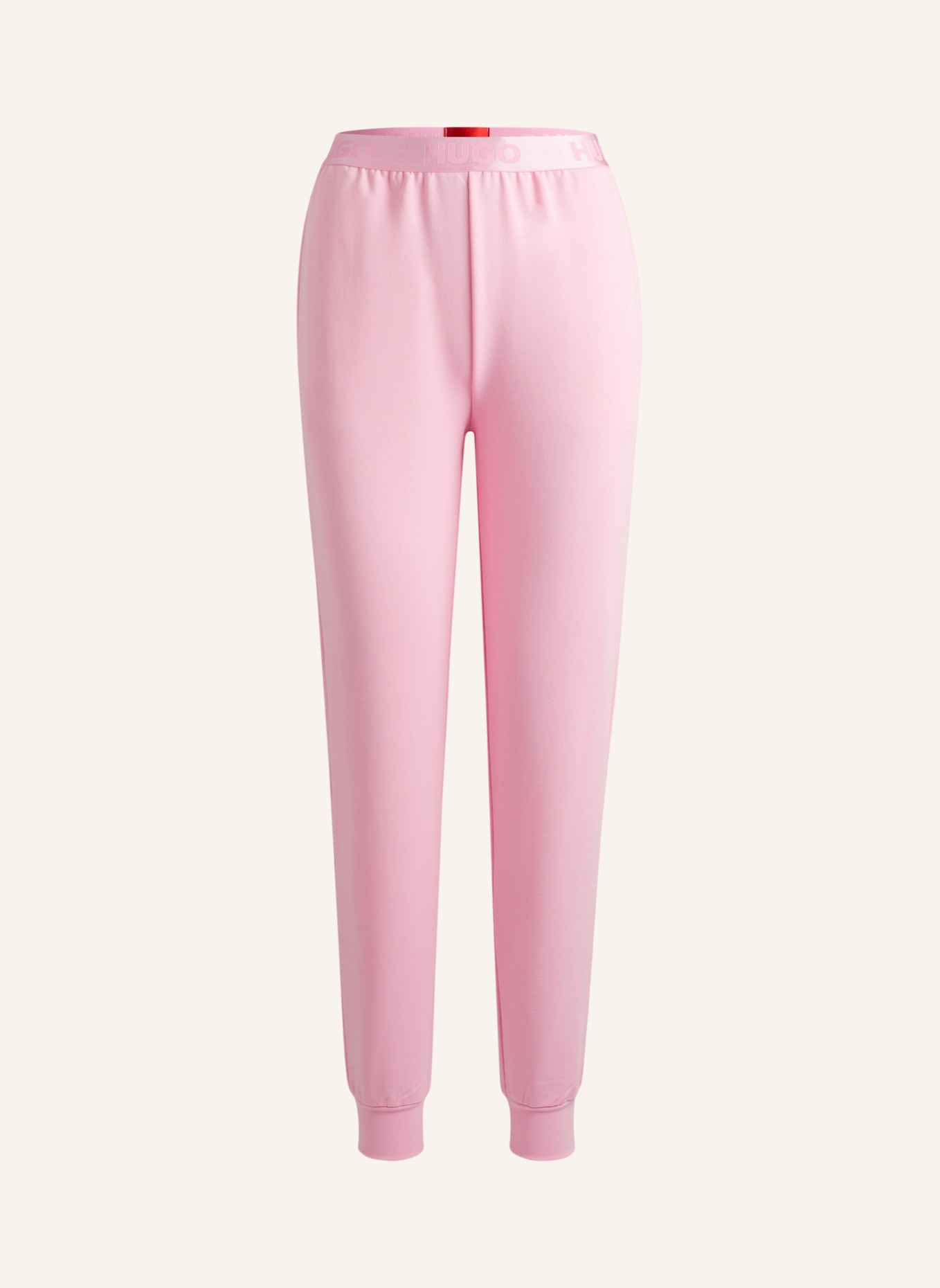 HUGO Loungewear Unterteil SPORTY LOGO_PANTS, Farbe: PINK (Bild 1)