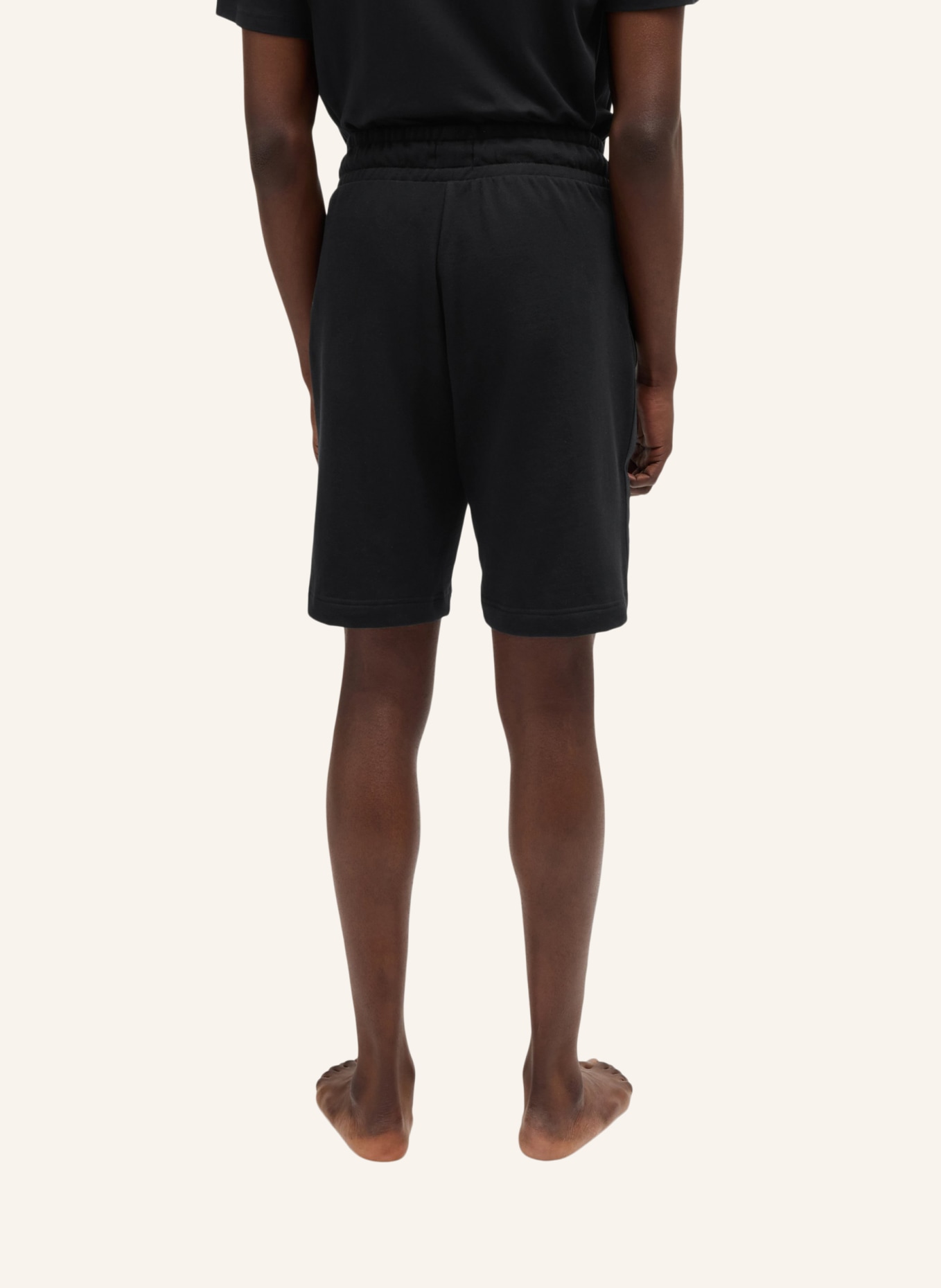 HUGO Loungewear Unterteil TONAL LOGO SHORTS, Farbe: SCHWARZ (Bild 3)