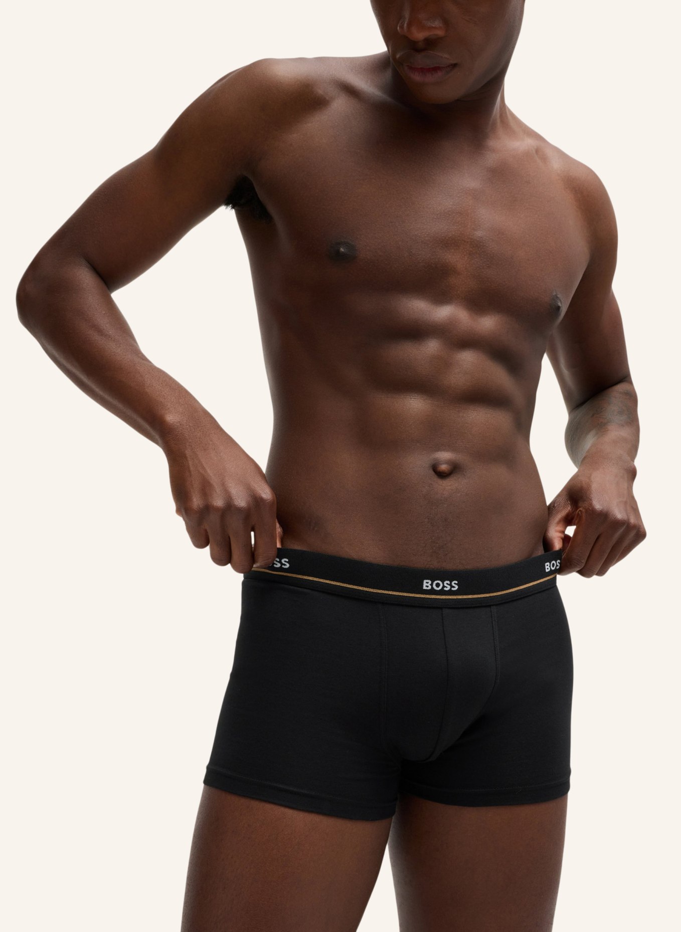 BOSS Boxershort TRUNK 5P ESSENTIAL, Farbe: SCHWARZ (Bild 3)