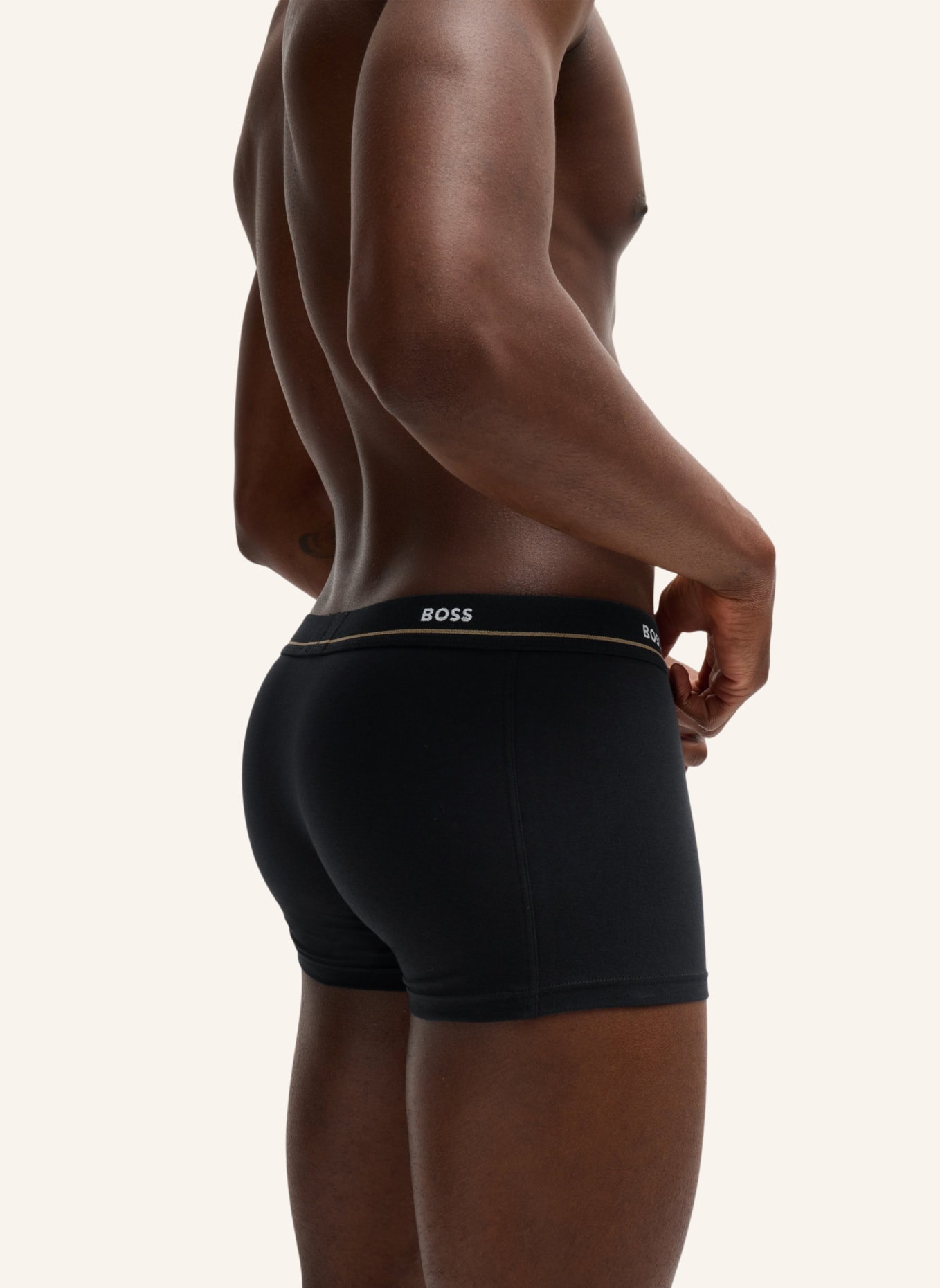 BOSS Boxershort TRUNK 5P ESSENTIAL, Farbe: SCHWARZ (Bild 4)