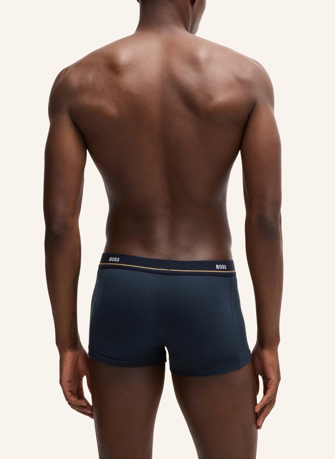 BOSS Boxershort TRUNK 5P ESSENTIAL, Farbe: DUNKELBLAU (Bild 2)