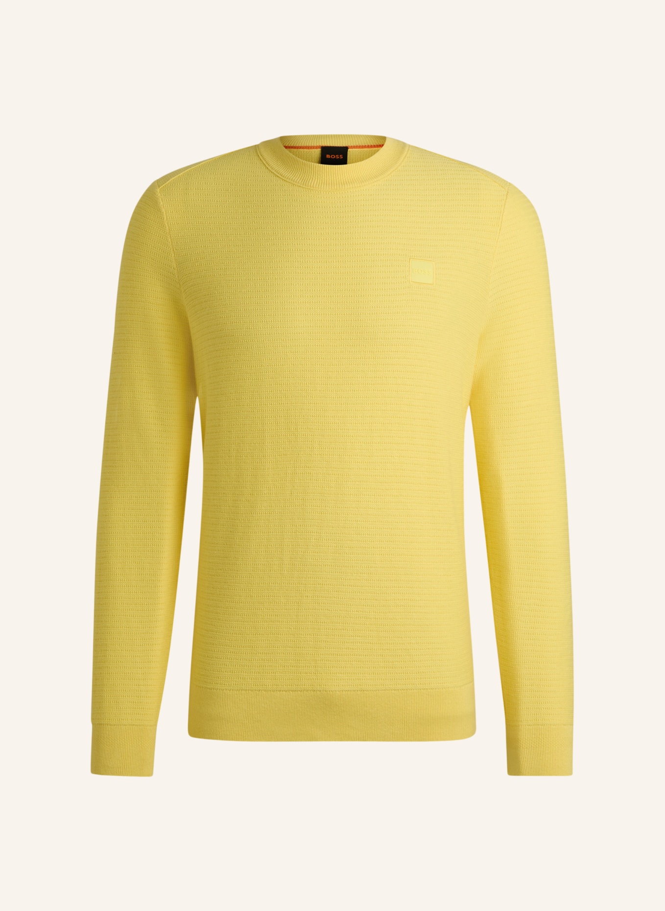 BOSS Pullover ANION Regular Fit, Farbe: GELB (Bild 1)