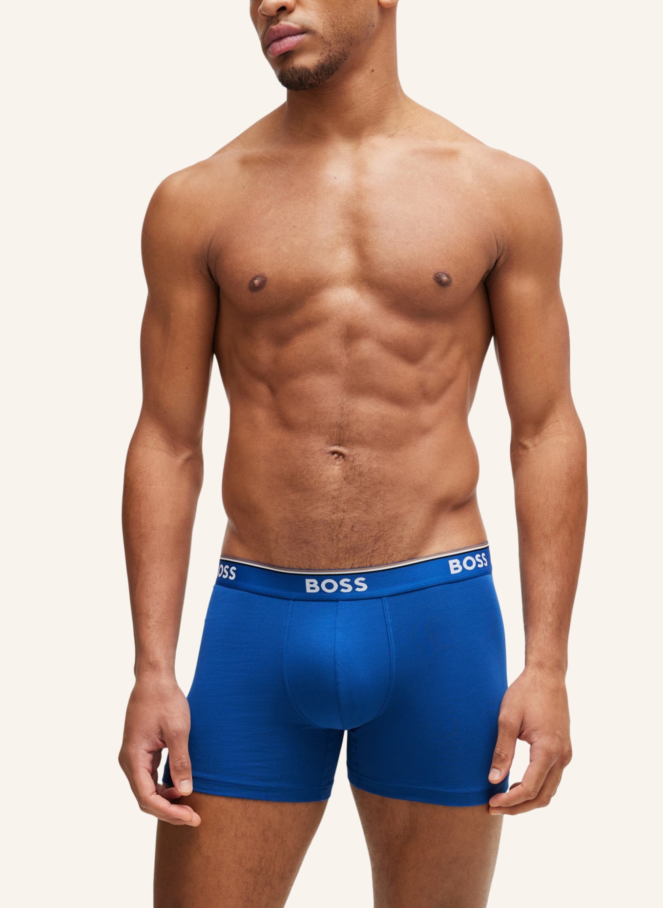 BOSS Boxershort BOXERBR 3P POWER, Farbe: BLAU (Bild 5)