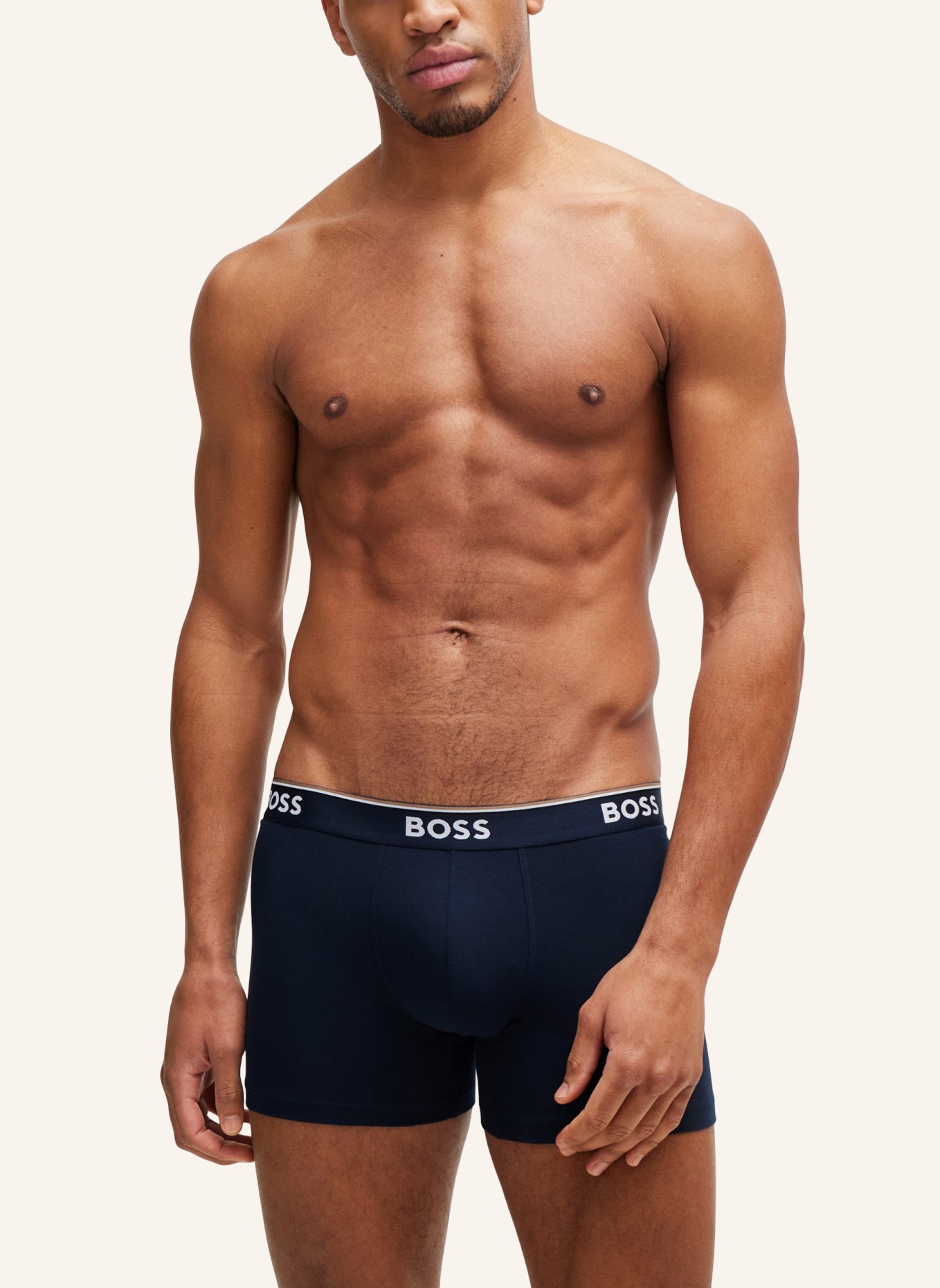 BOSS Boxershort BOXERBR 3P POWER, Farbe: BLAU (Bild 7)