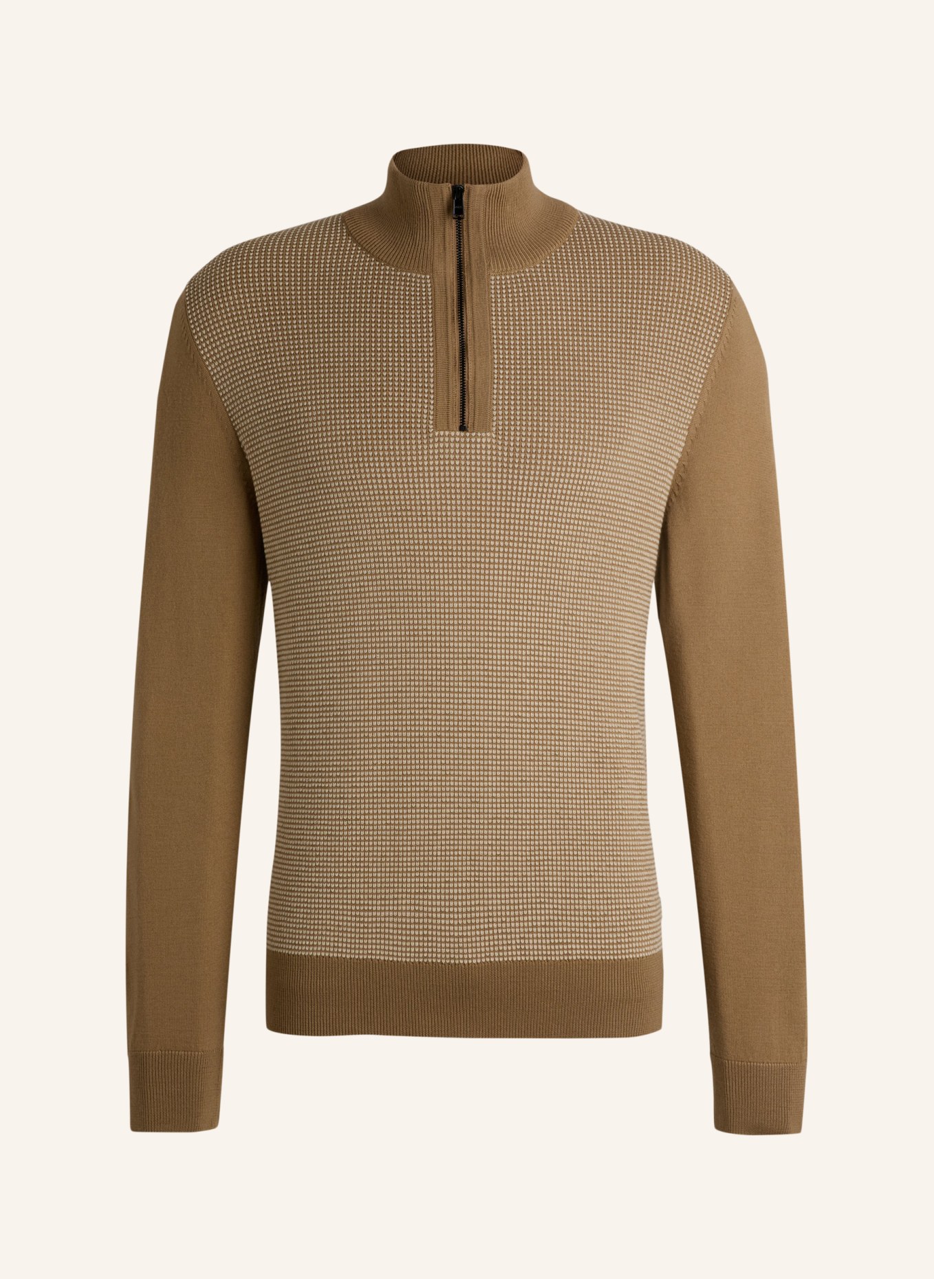 BOSS Pullover H-DAMBINO Regular Fit, Farbe: BEIGE (Bild 1)