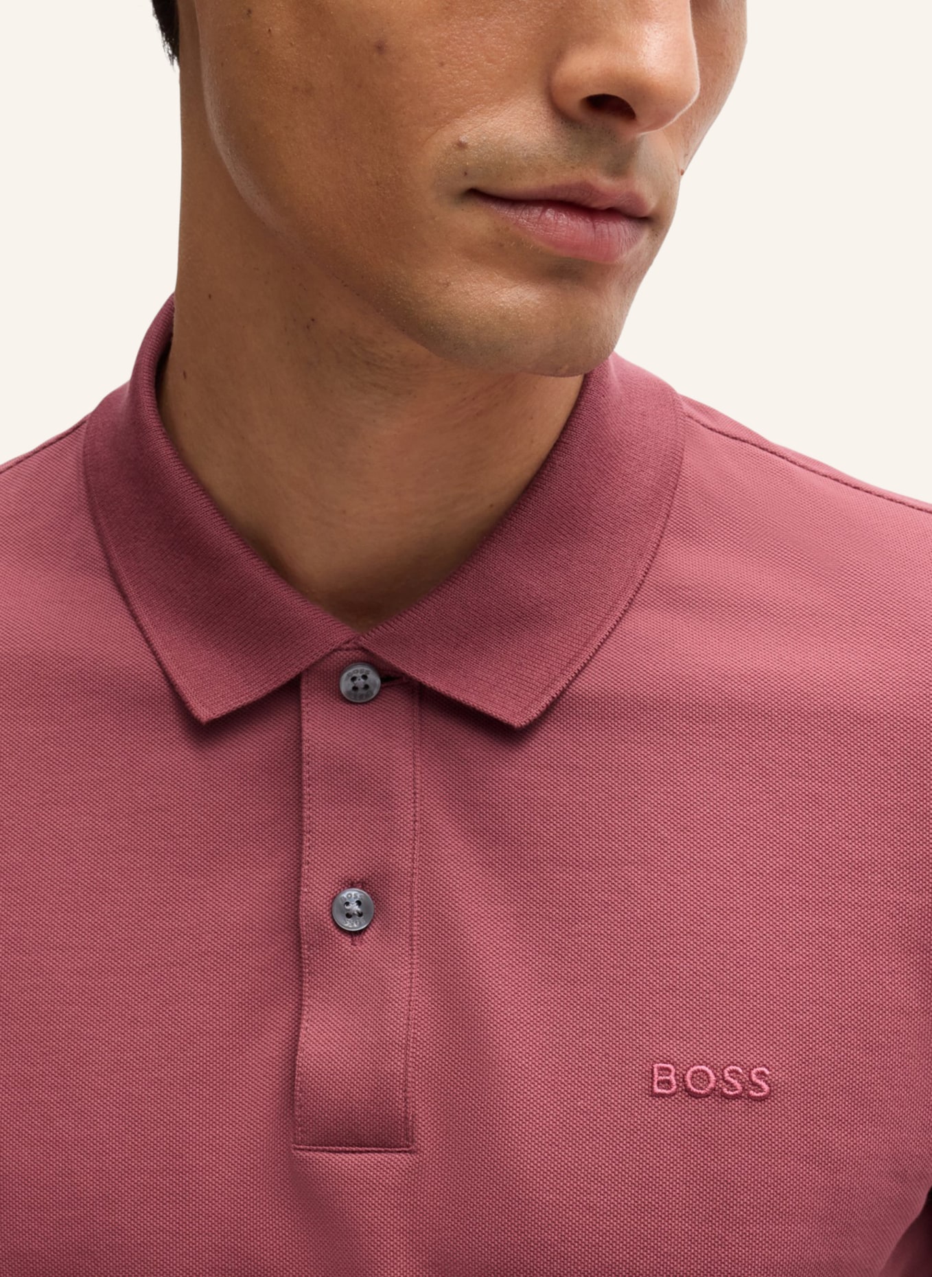 BOSS Poloshirt PALLAS Regular Fit, Farbe: ROT (Bild 3)