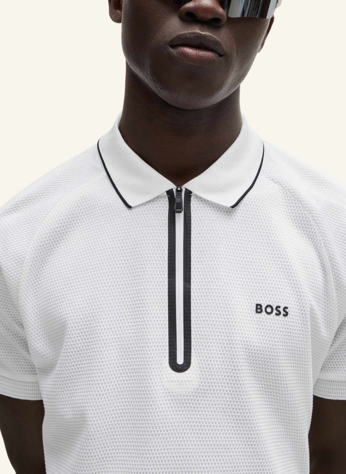 BOSS Poloshirt PHILIX Regular Fit, Farbe: WEISS (Bild 3)