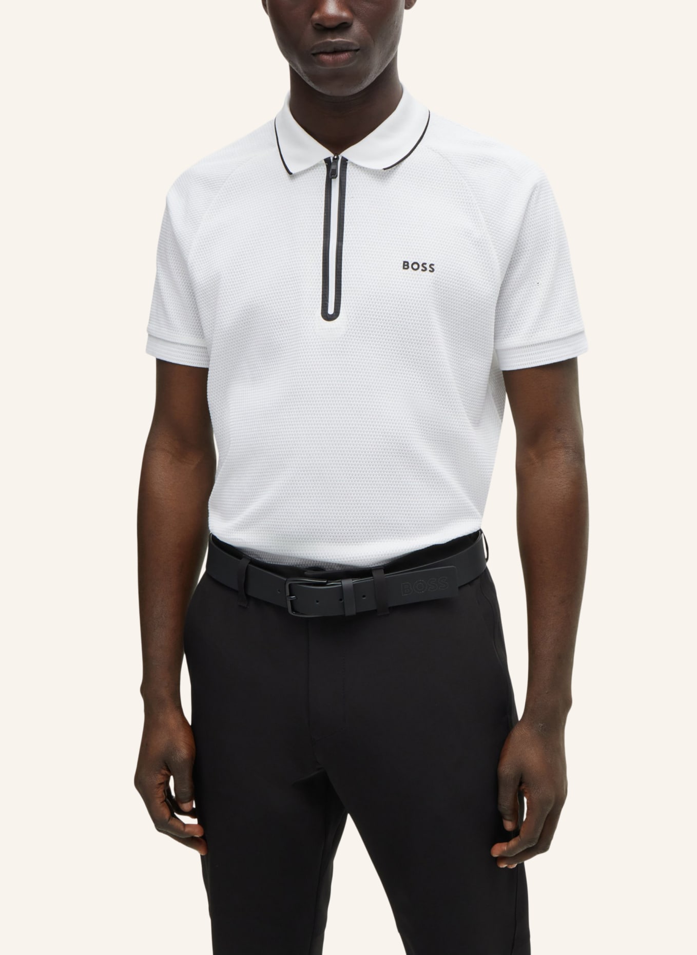 BOSS Poloshirt PHILIX Regular Fit, Farbe: WEISS (Bild 4)