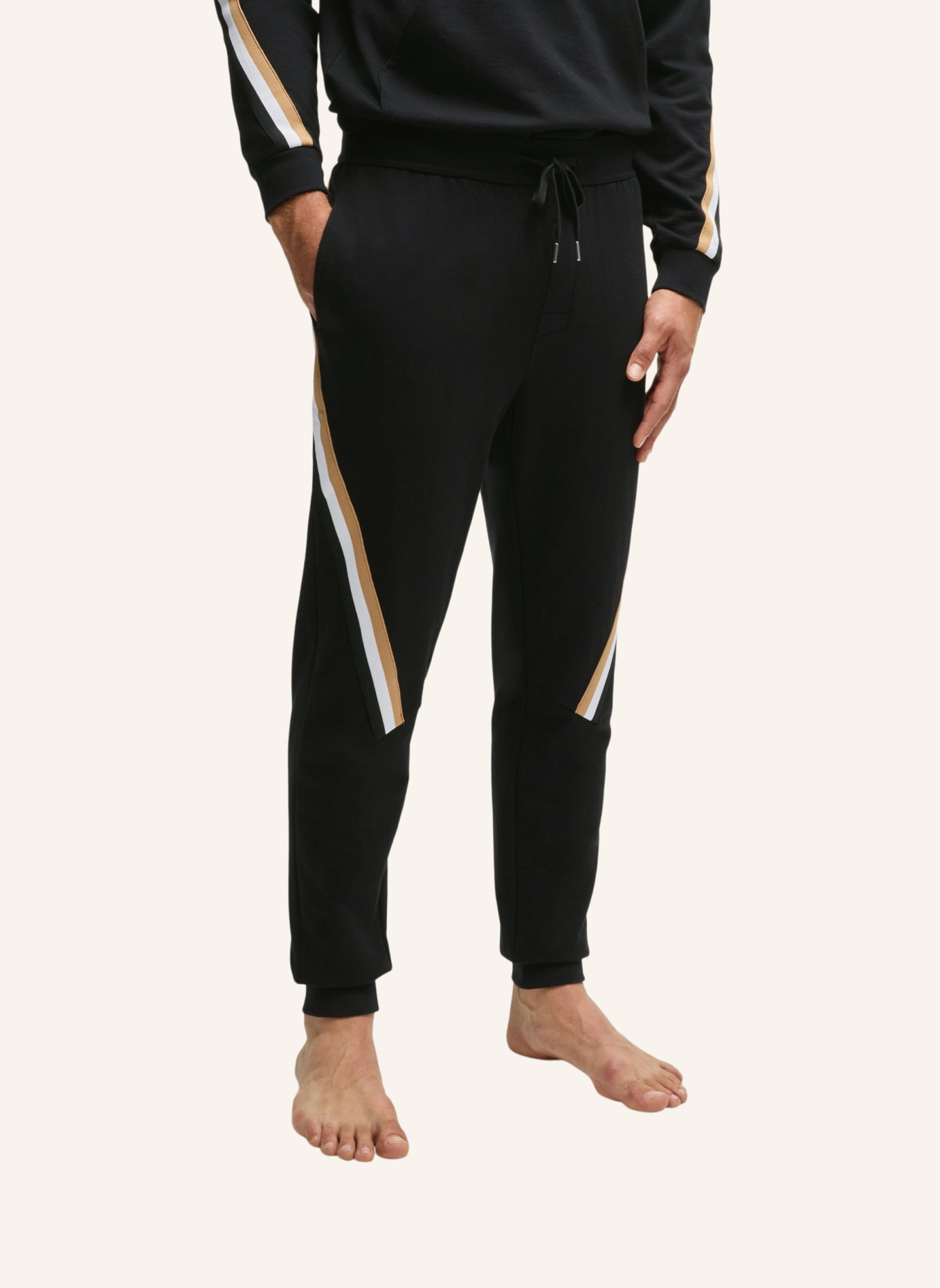 BOSS Loungewear Unterteil ICONIC PANTS, Farbe: SCHWARZ (Bild 4)