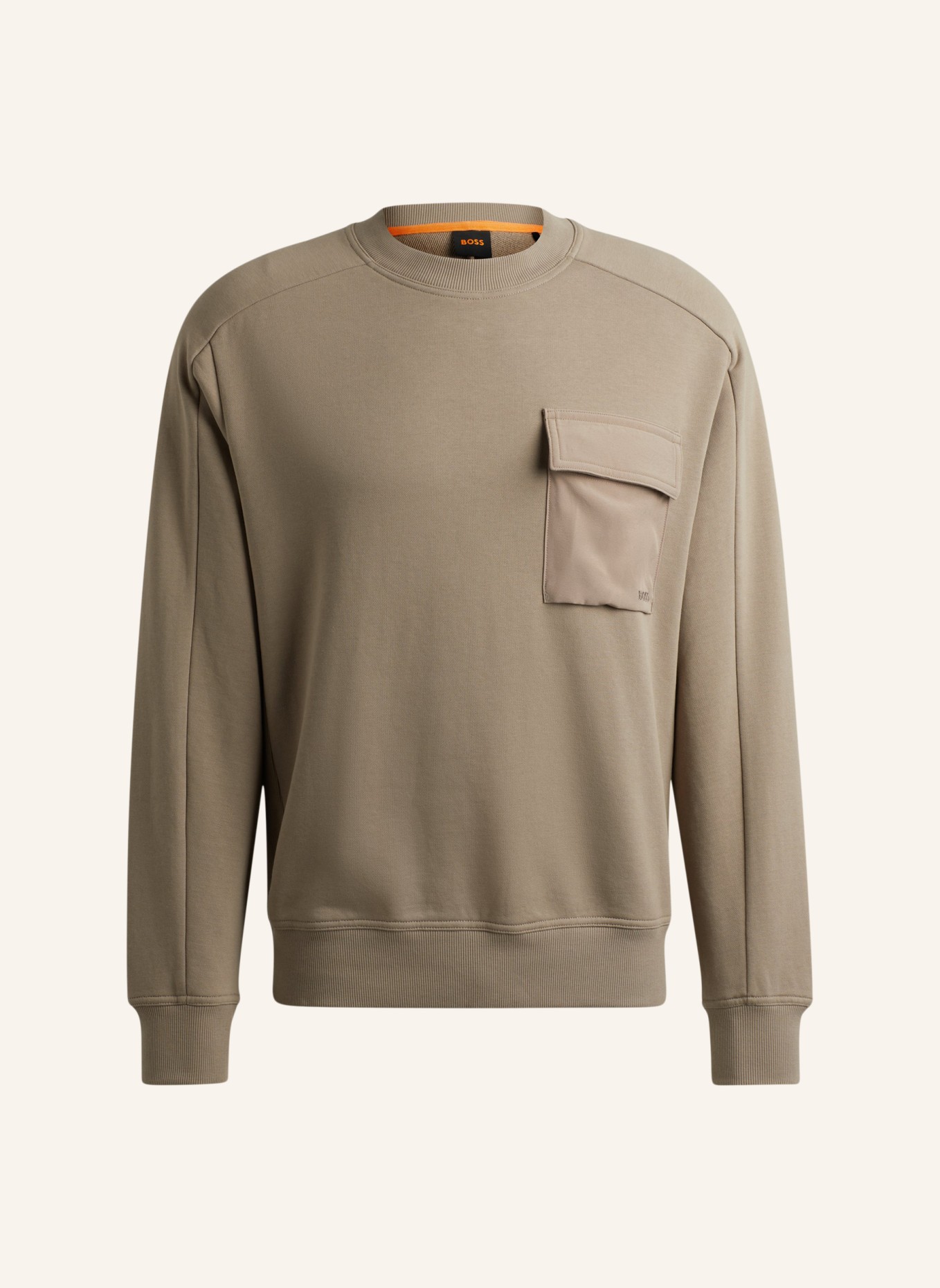 BOSS Sweatshirt WE_POCKETCARGO Relaxed Fit, Farbe: BRAUN (Bild 1)