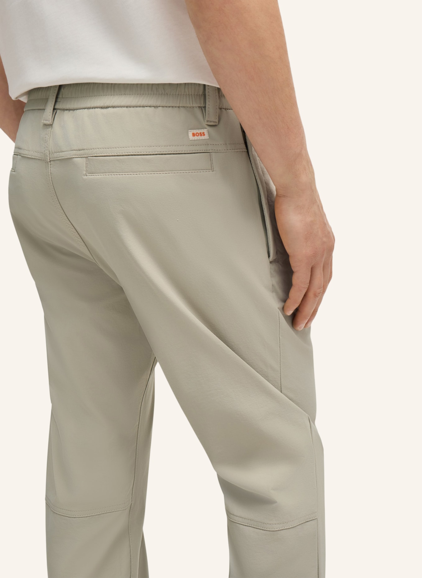 BOSS Casual Hose CHINO-TAPERED-DS-3 Tapered Fit, Farbe: BEIGE (Bild 4)