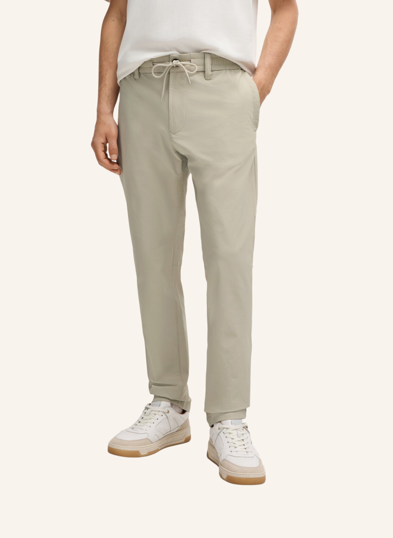 BOSS Casual Hose CHINO-TAPERED-DS-3 Tapered Fit, Farbe: BEIGE (Bild 5)