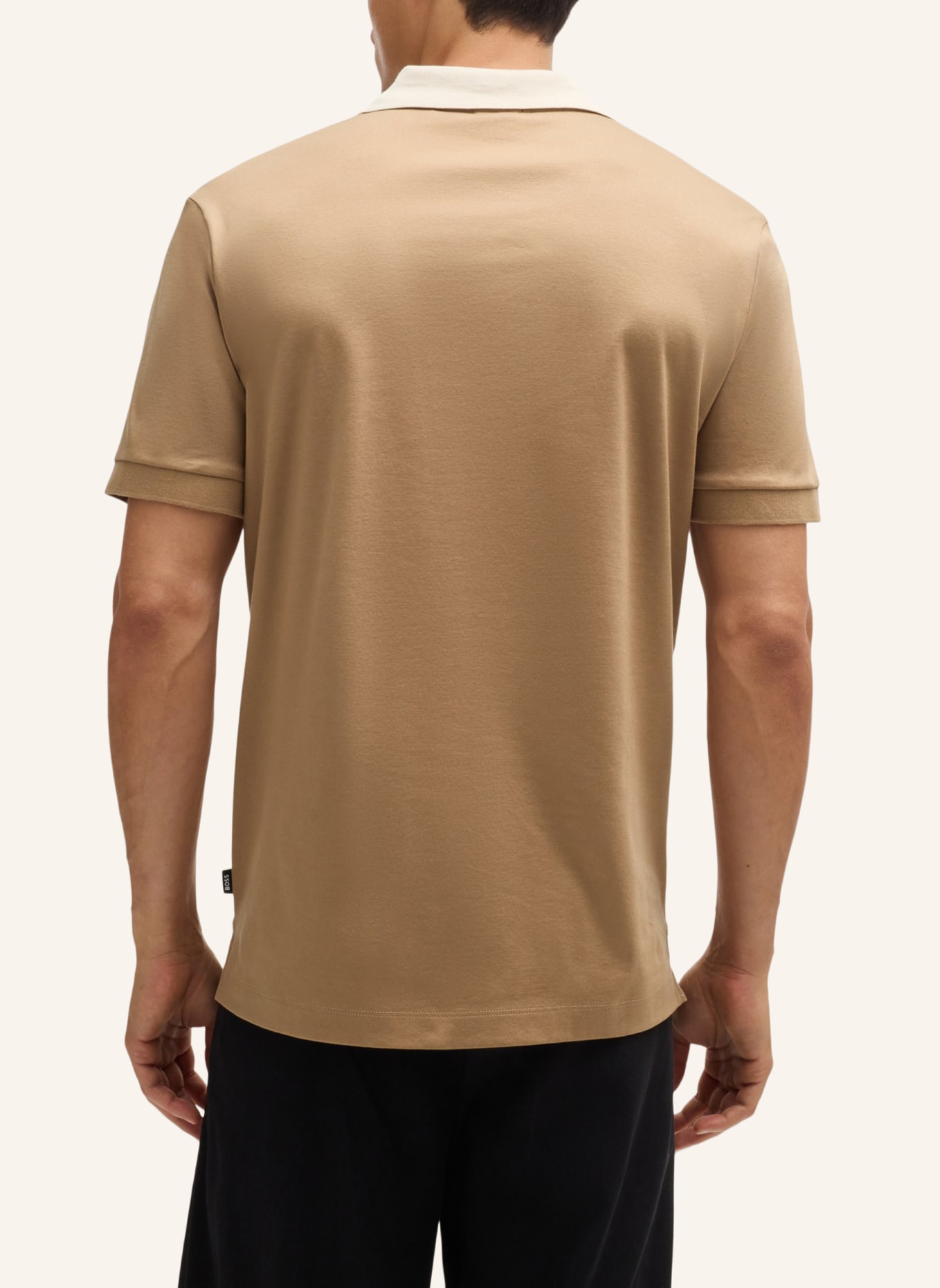 BOSS Poloshirt H-PHILLIPSON 117 Slim Fit, Farbe: BEIGE (Bild 2)