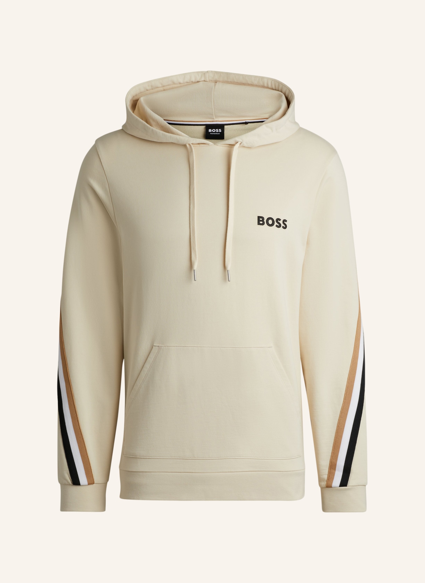 BOSS Loungewear Oberteil ICONIC HOODIE Regular Fit, Farbe: WEISS (Bild 1)