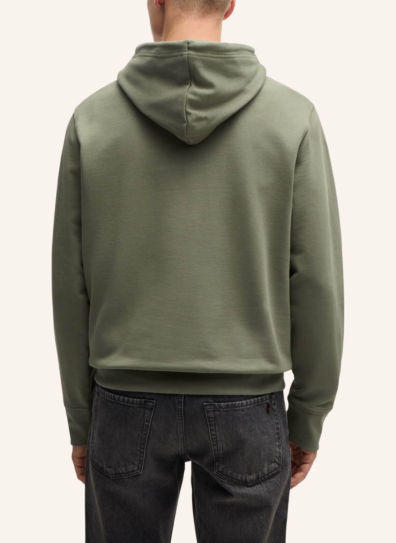 BOSS Sweatshirt WEBASIC_HOOD Relaxed Fit, Farbe: GRÜN (Bild 2)