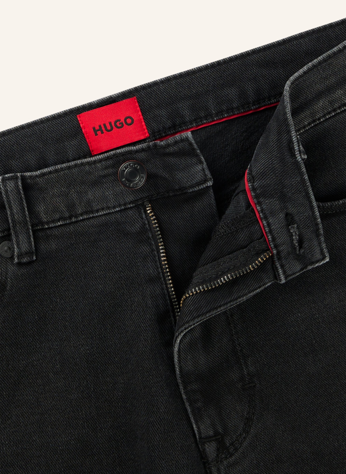 HUGO Jeans HUGO 734 Extra-Slim Fit, Farbe: SCHWARZ (Bild 2)